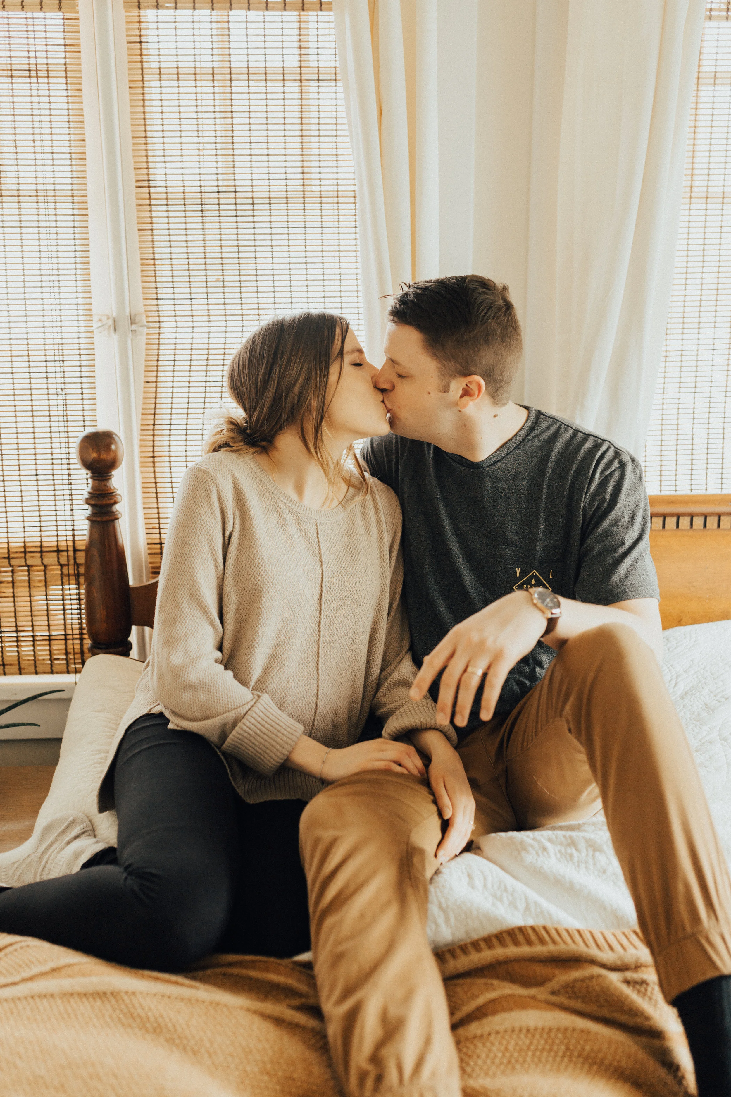 at home couples session