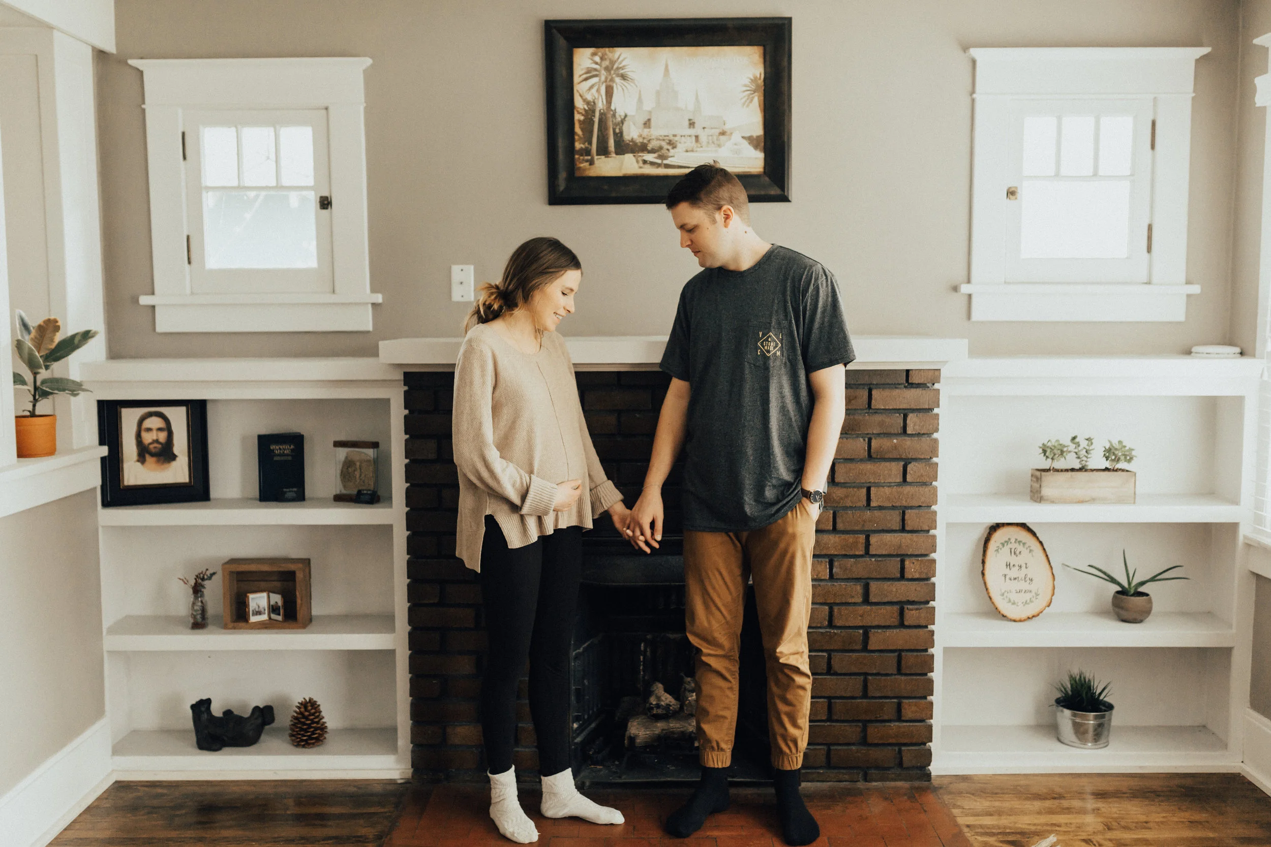 at home couples session