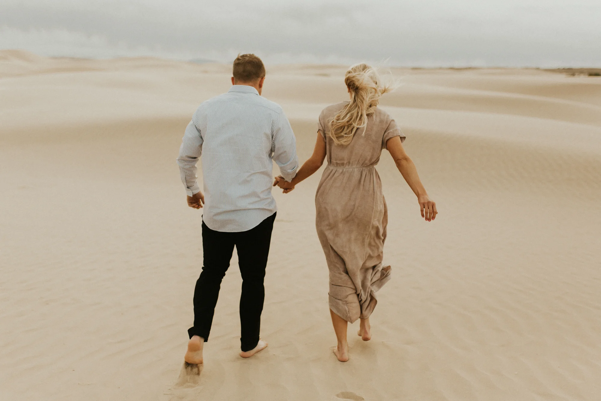 Sand dune engagement session