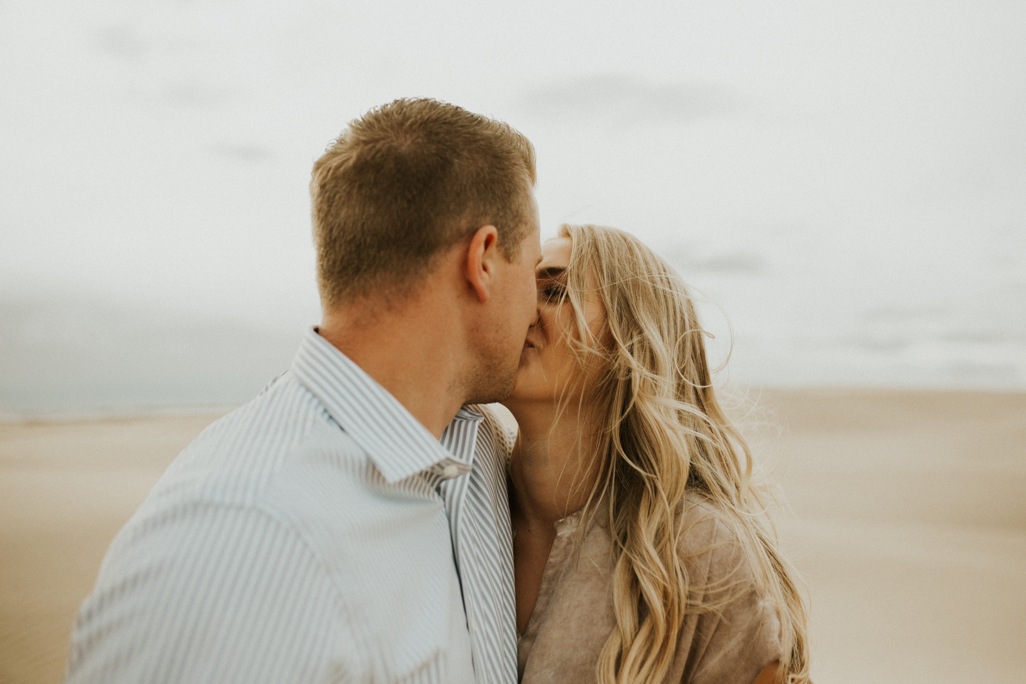 sand dune engagement session
