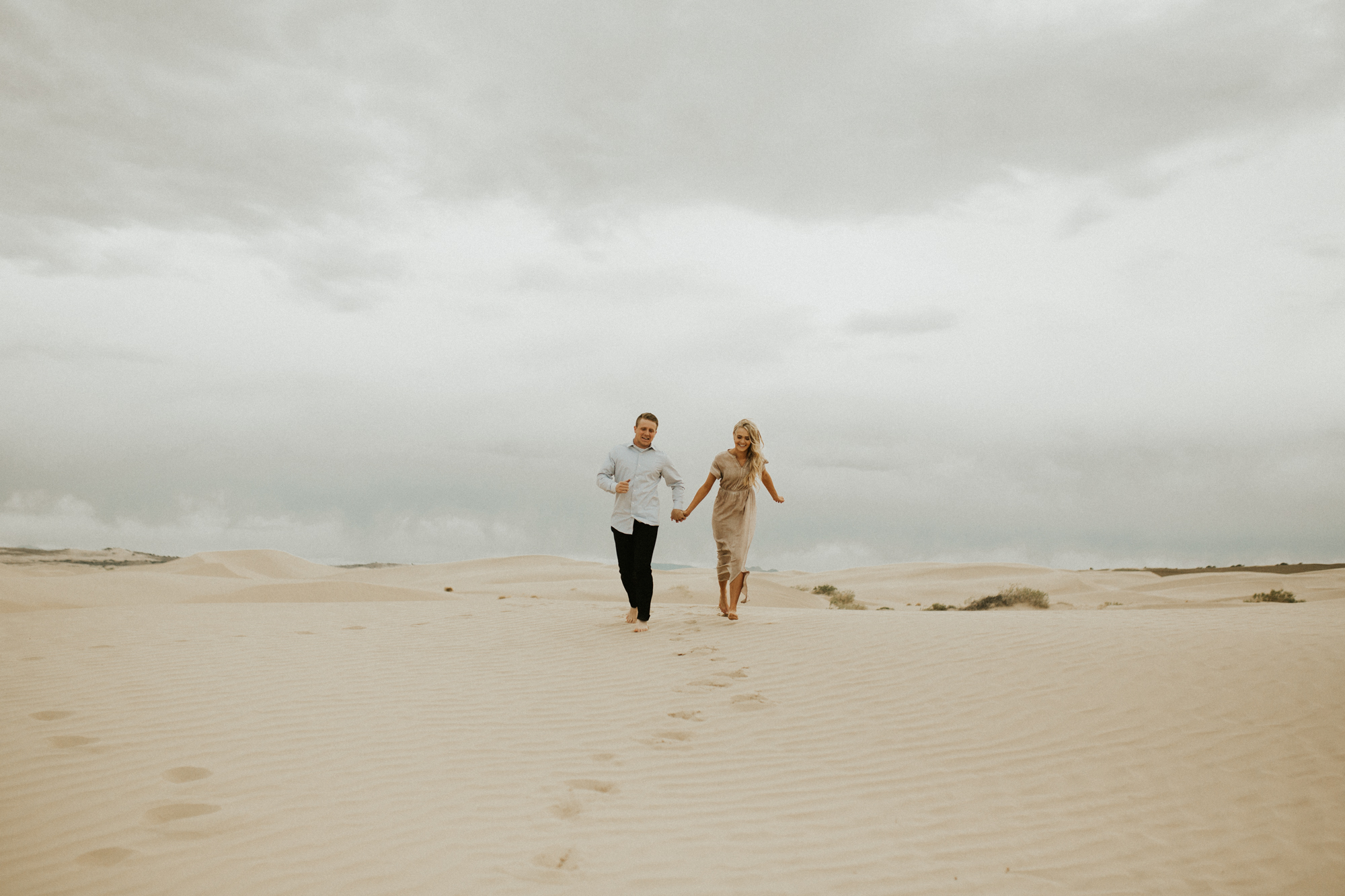 sand dune engagement session