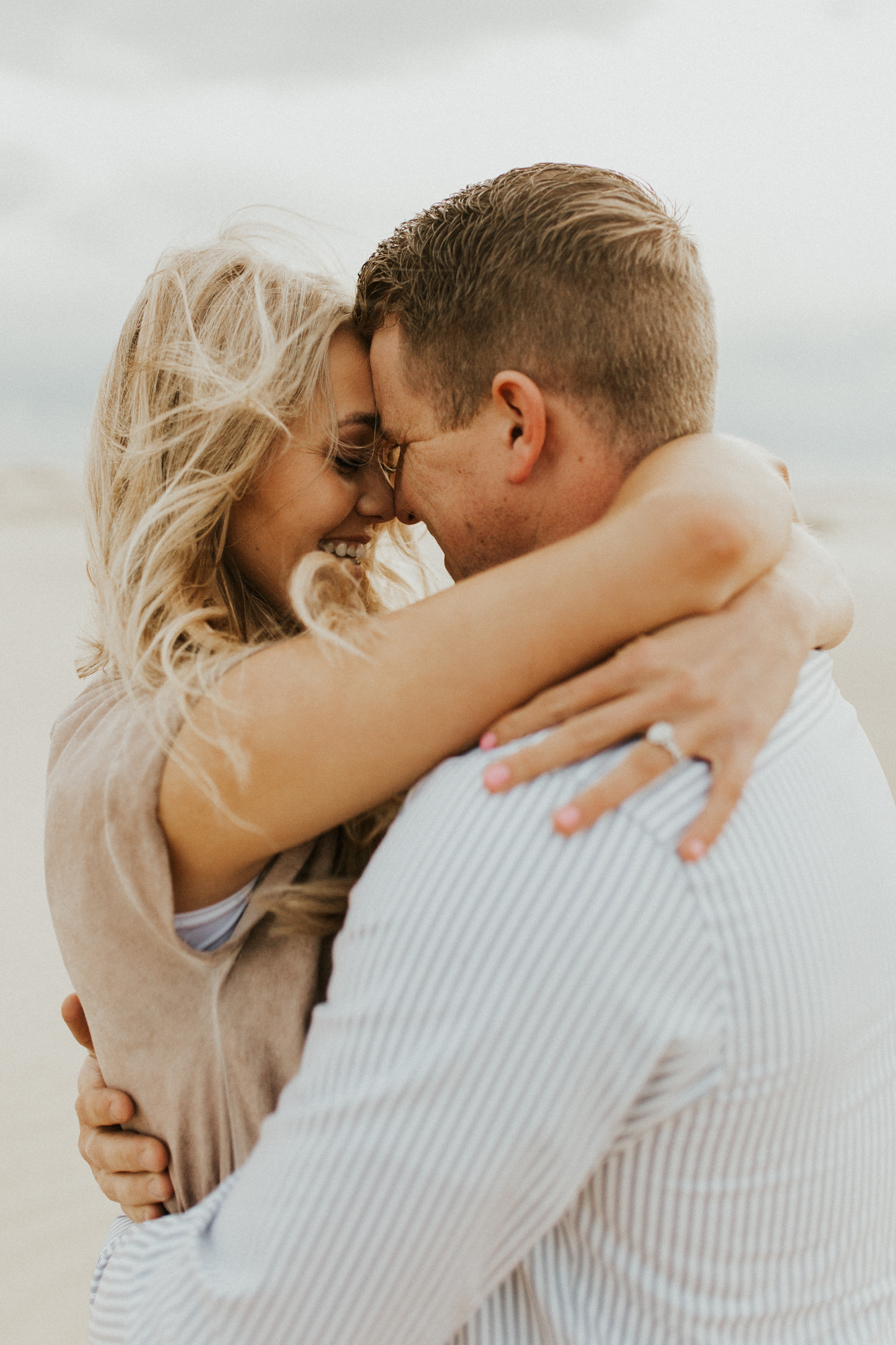 sand dune engagement session