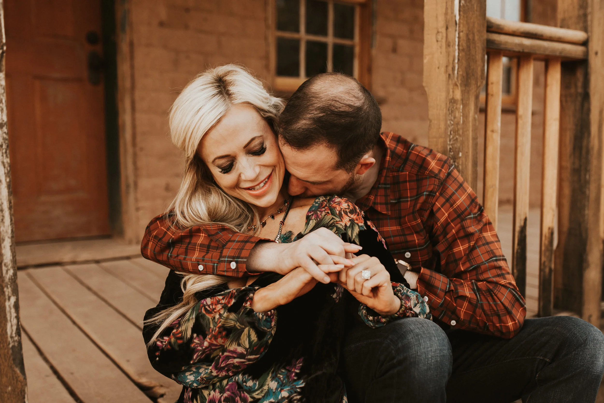 ghost town engagement session