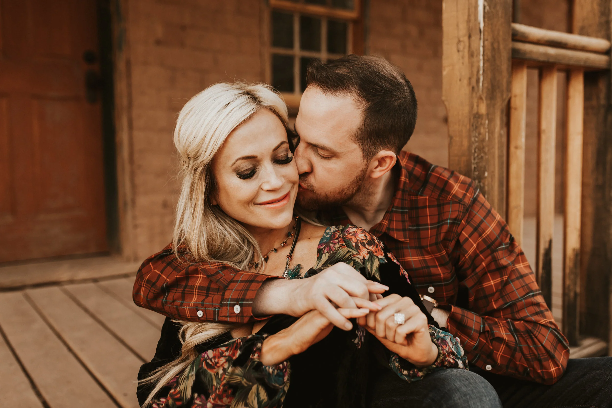 ghost town engagement session