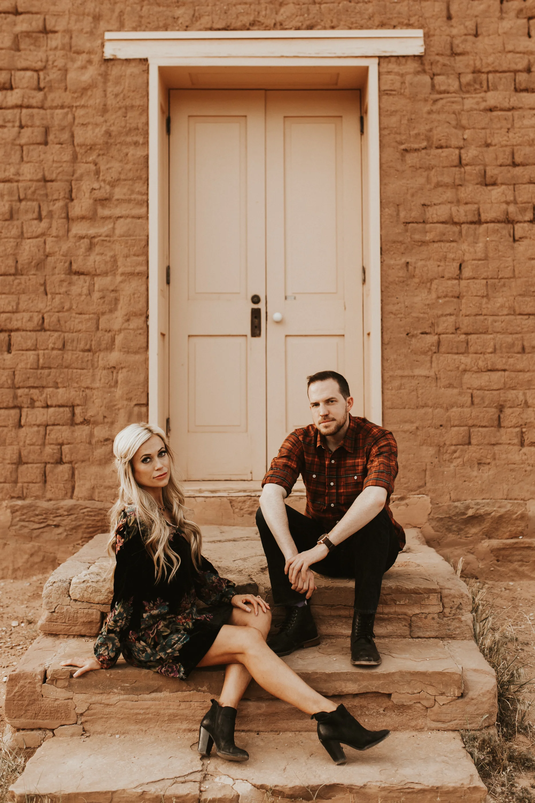 ghost town engagement session