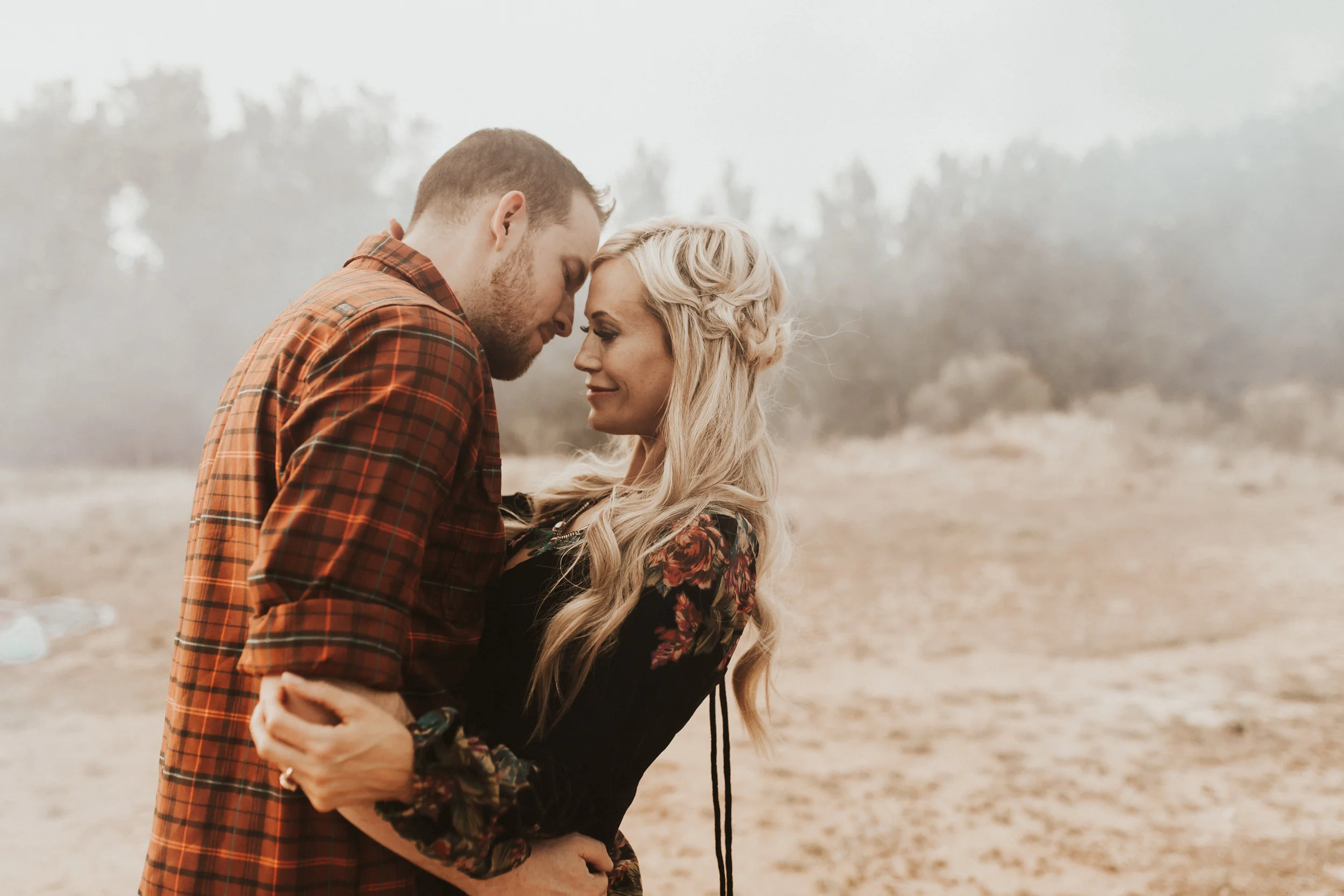 ghost town engagement session