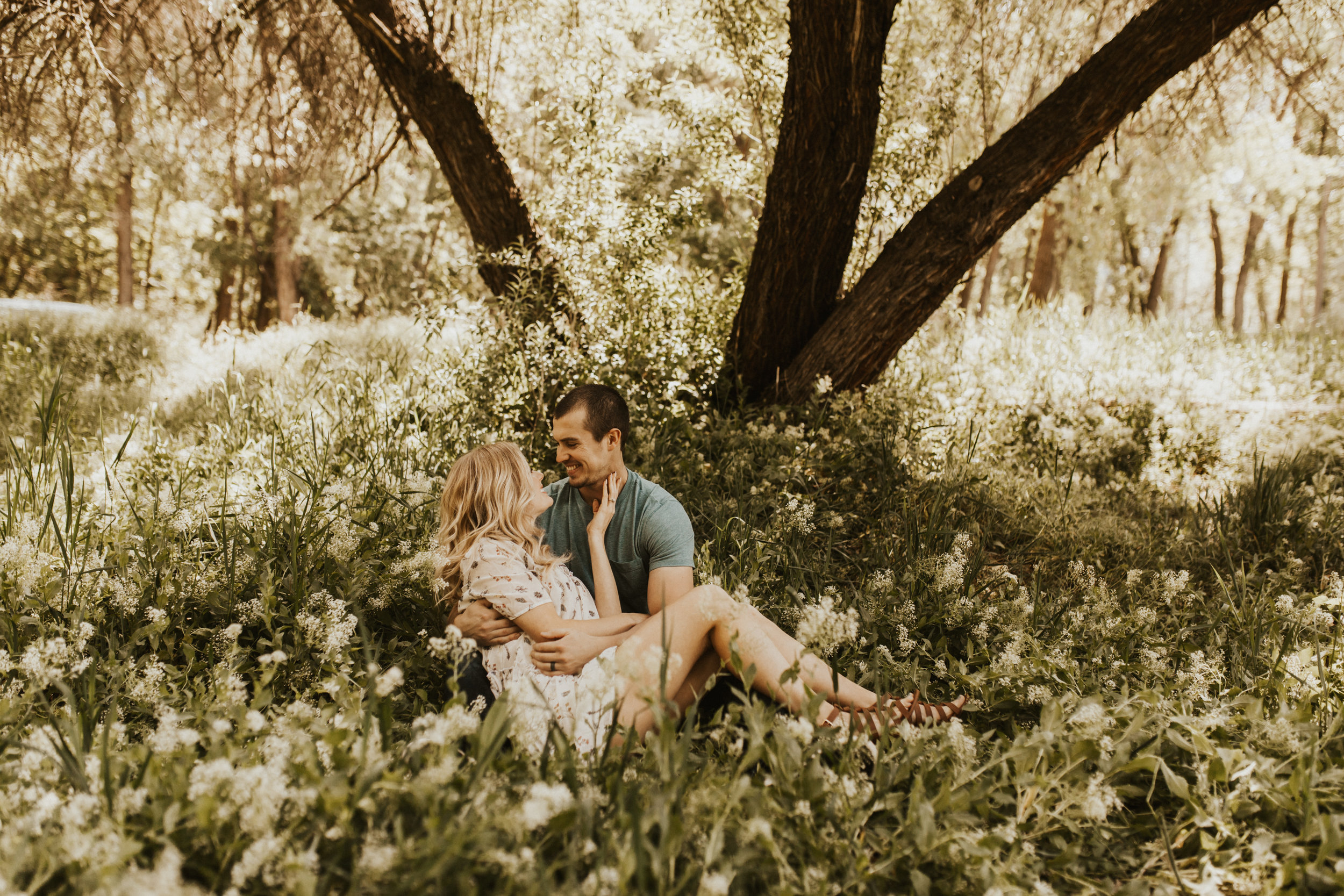 VW bus engagement session
