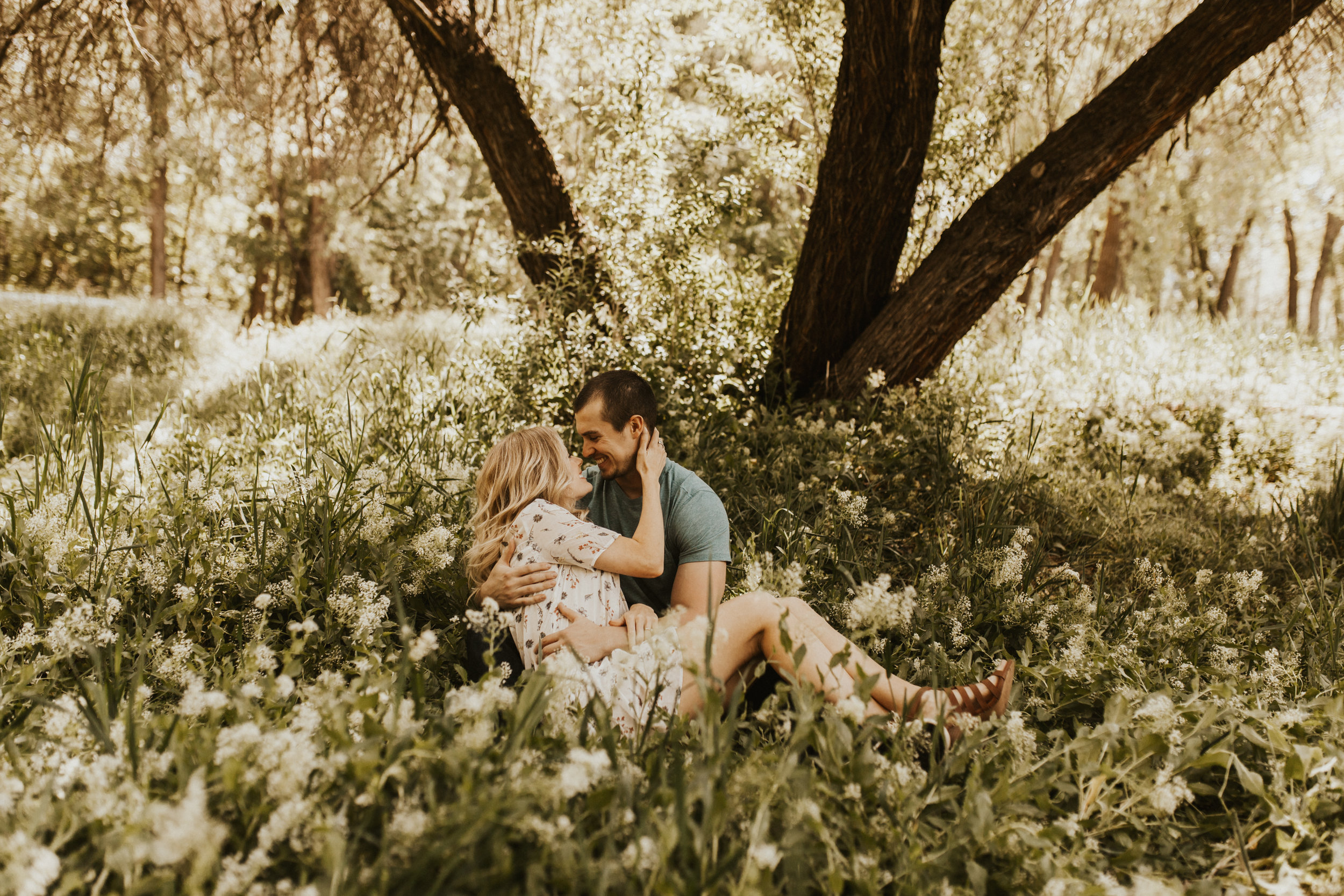 VW bus engagement session