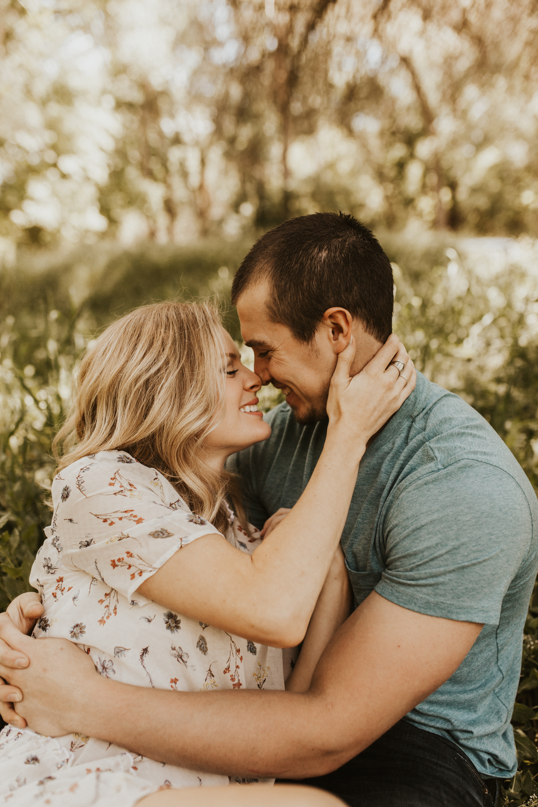 VW bus engagement session
