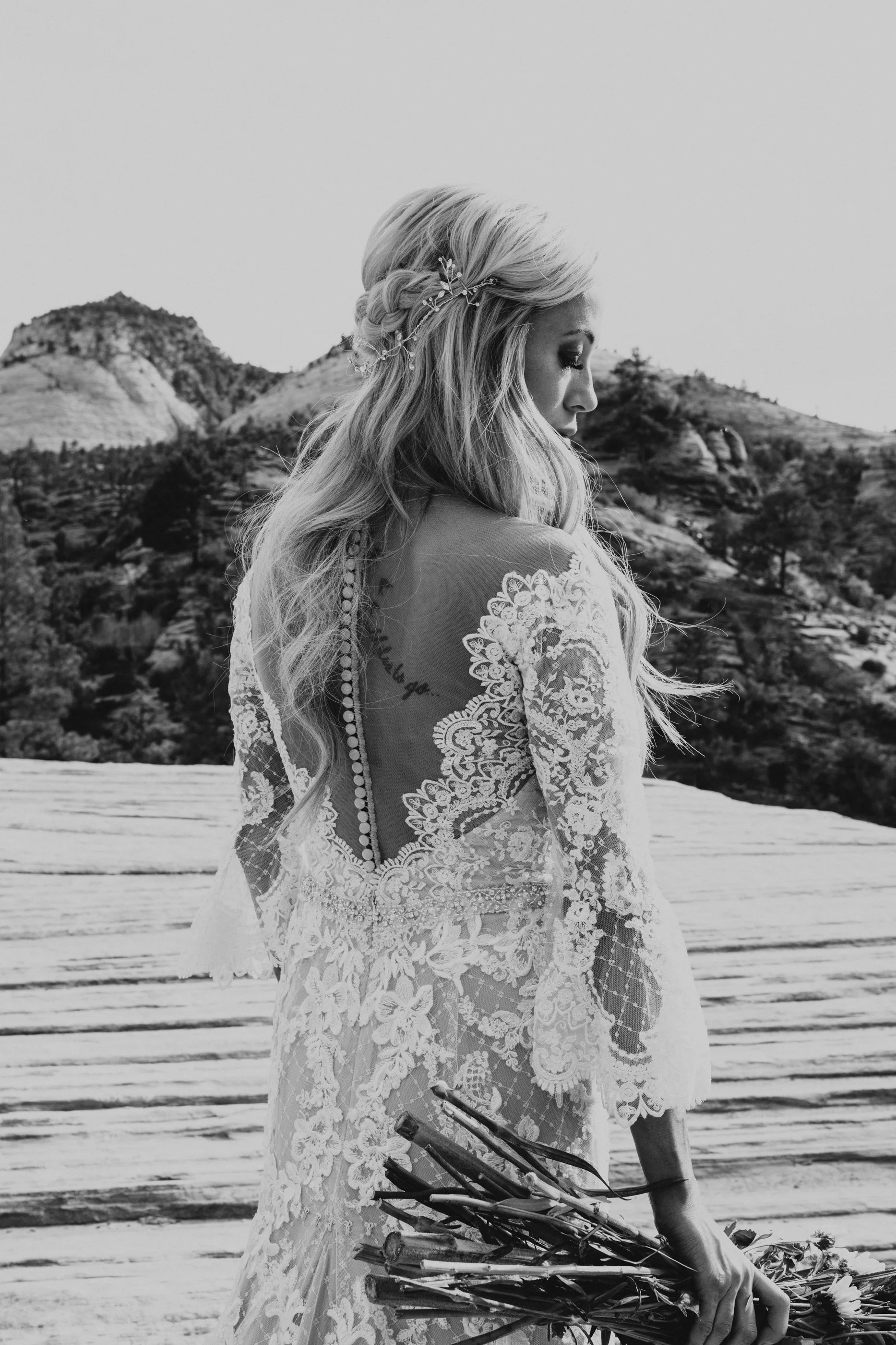 Zions national park bridal session