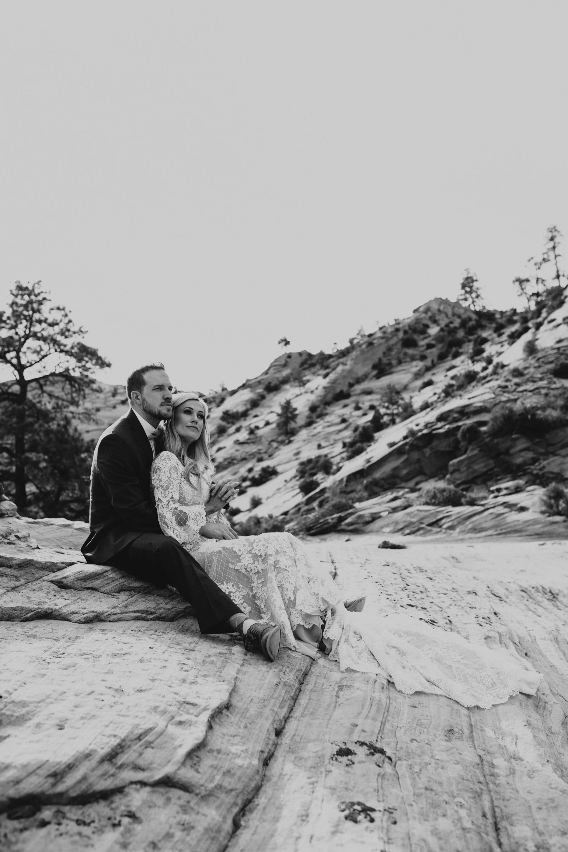 Zions national park bridal session