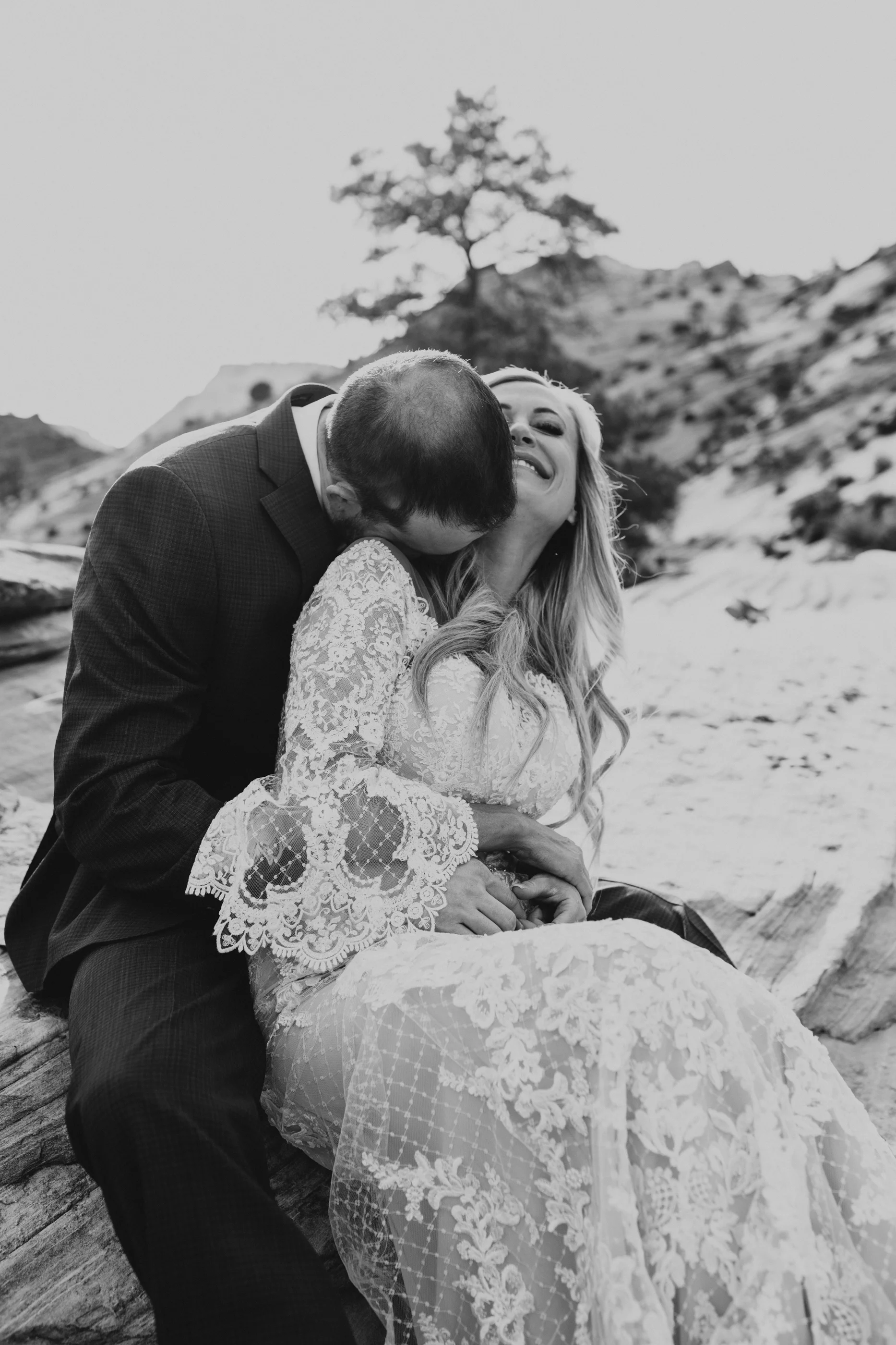 Zions national park bridal session