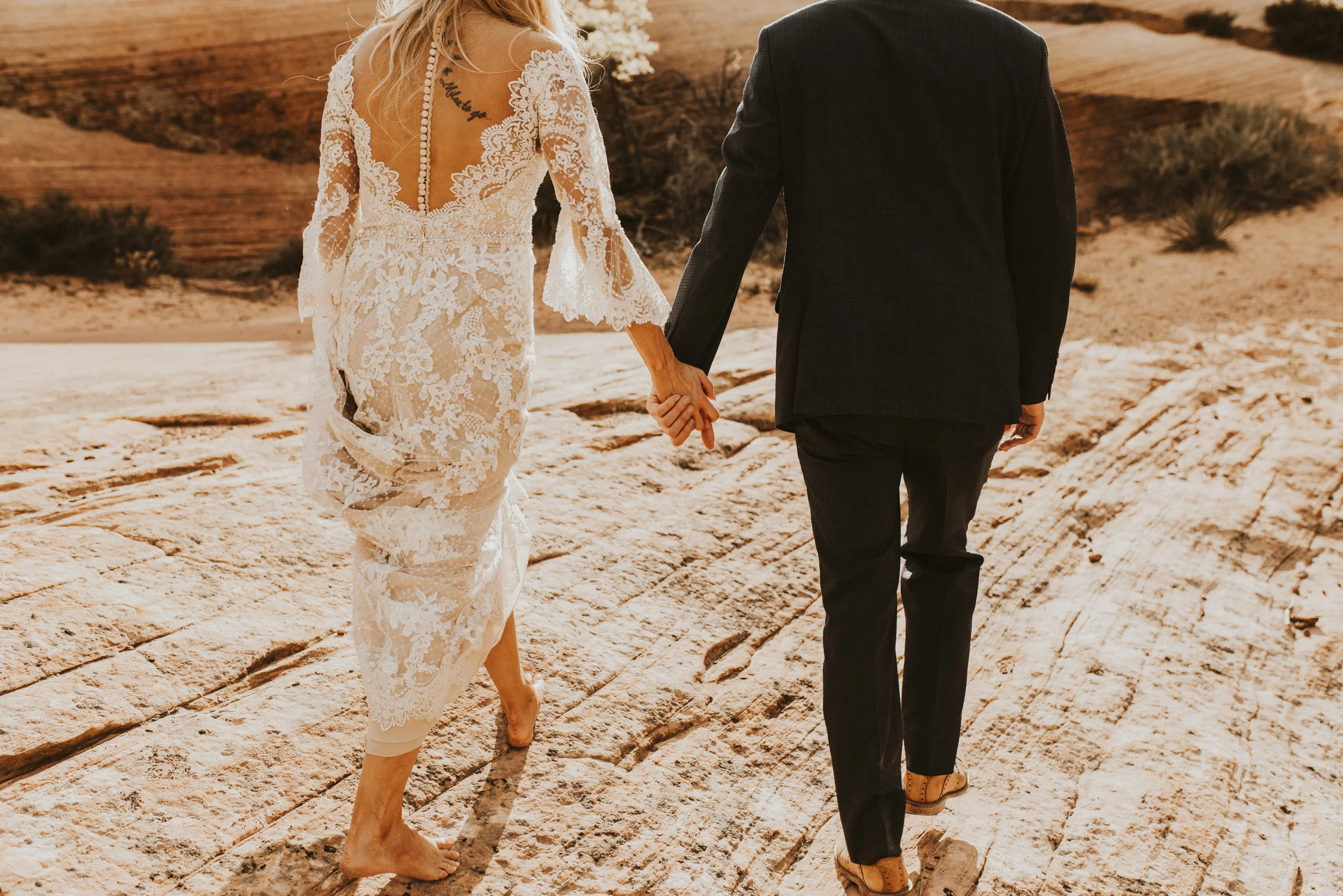 Zions national park bridal session