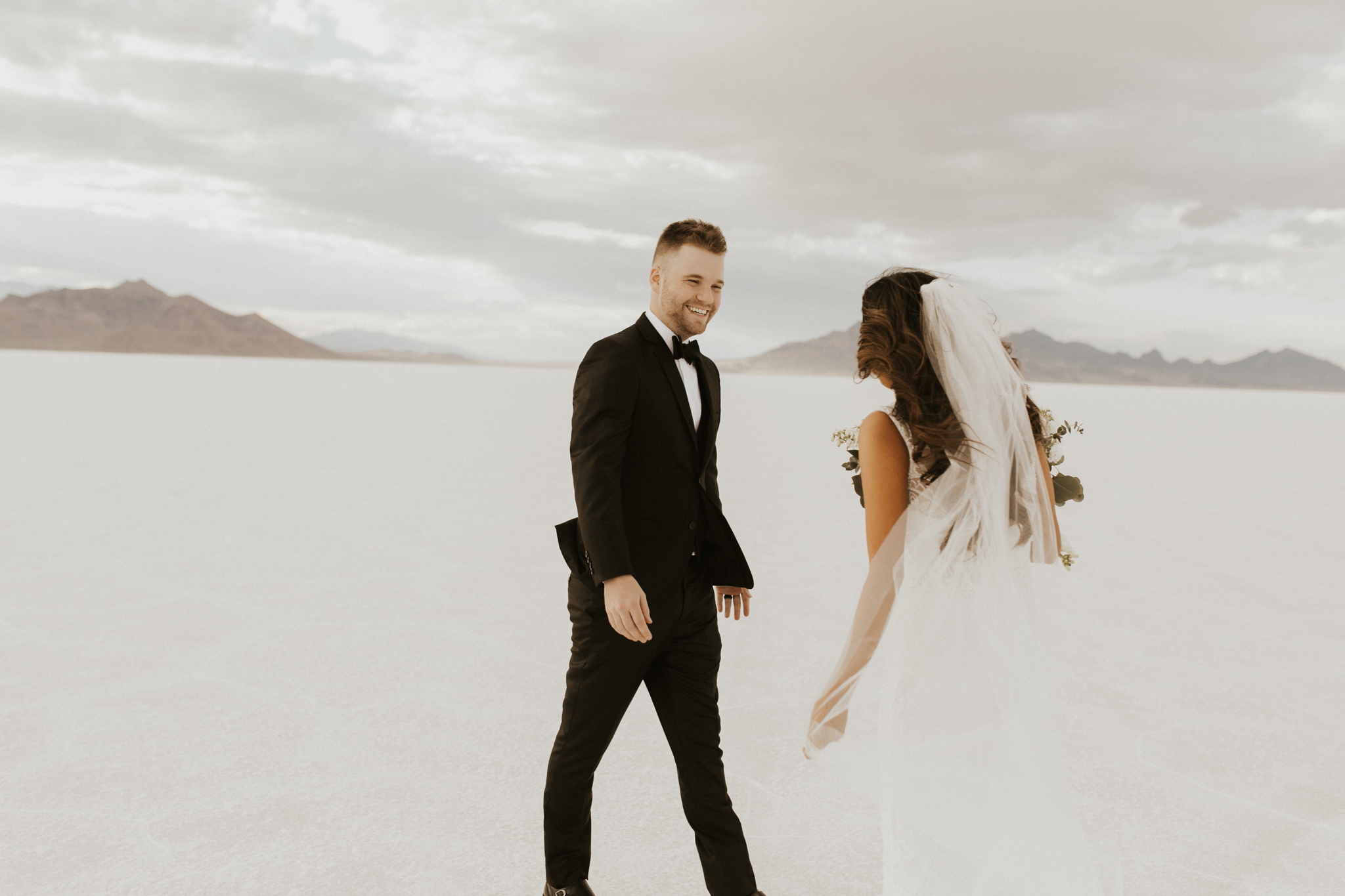 bonneville salt flats bridal session