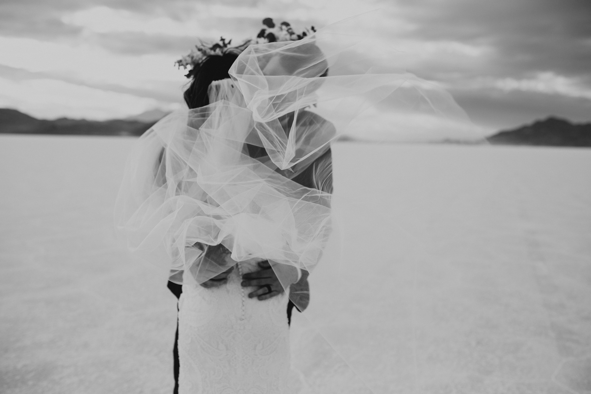 bonneville salt flats bridal session