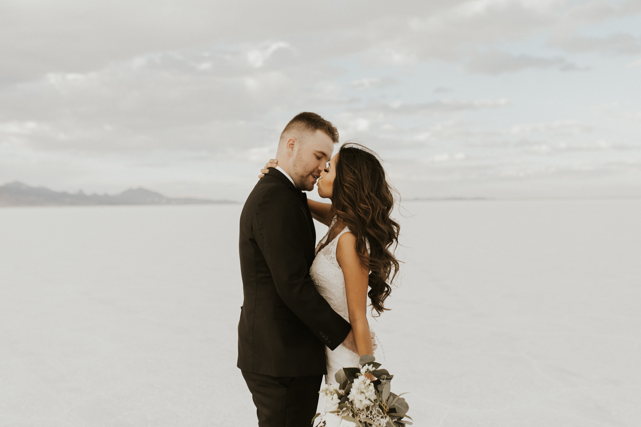 bonneville salt flats bridal session