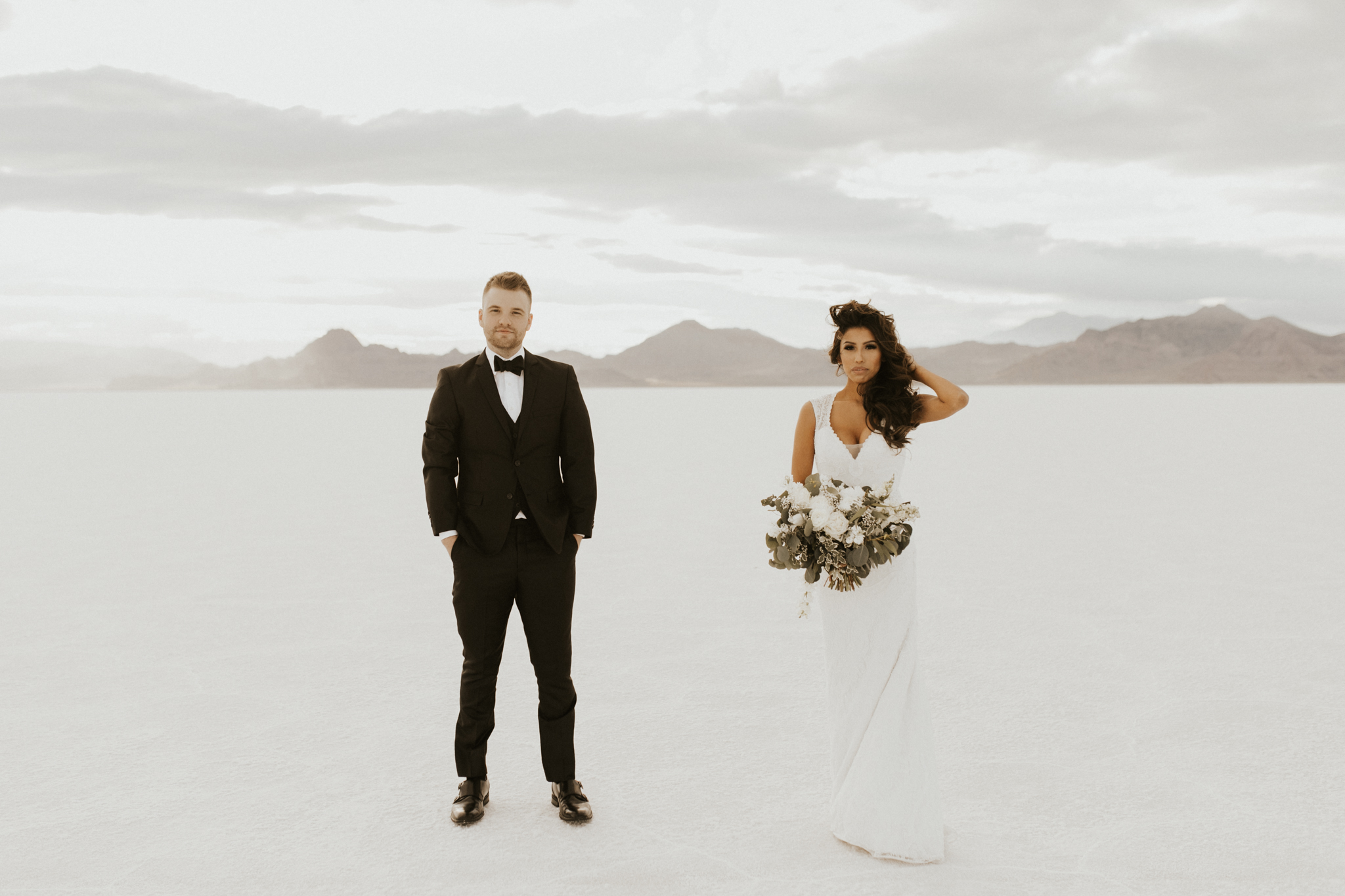 bonneville salt flats bridal session