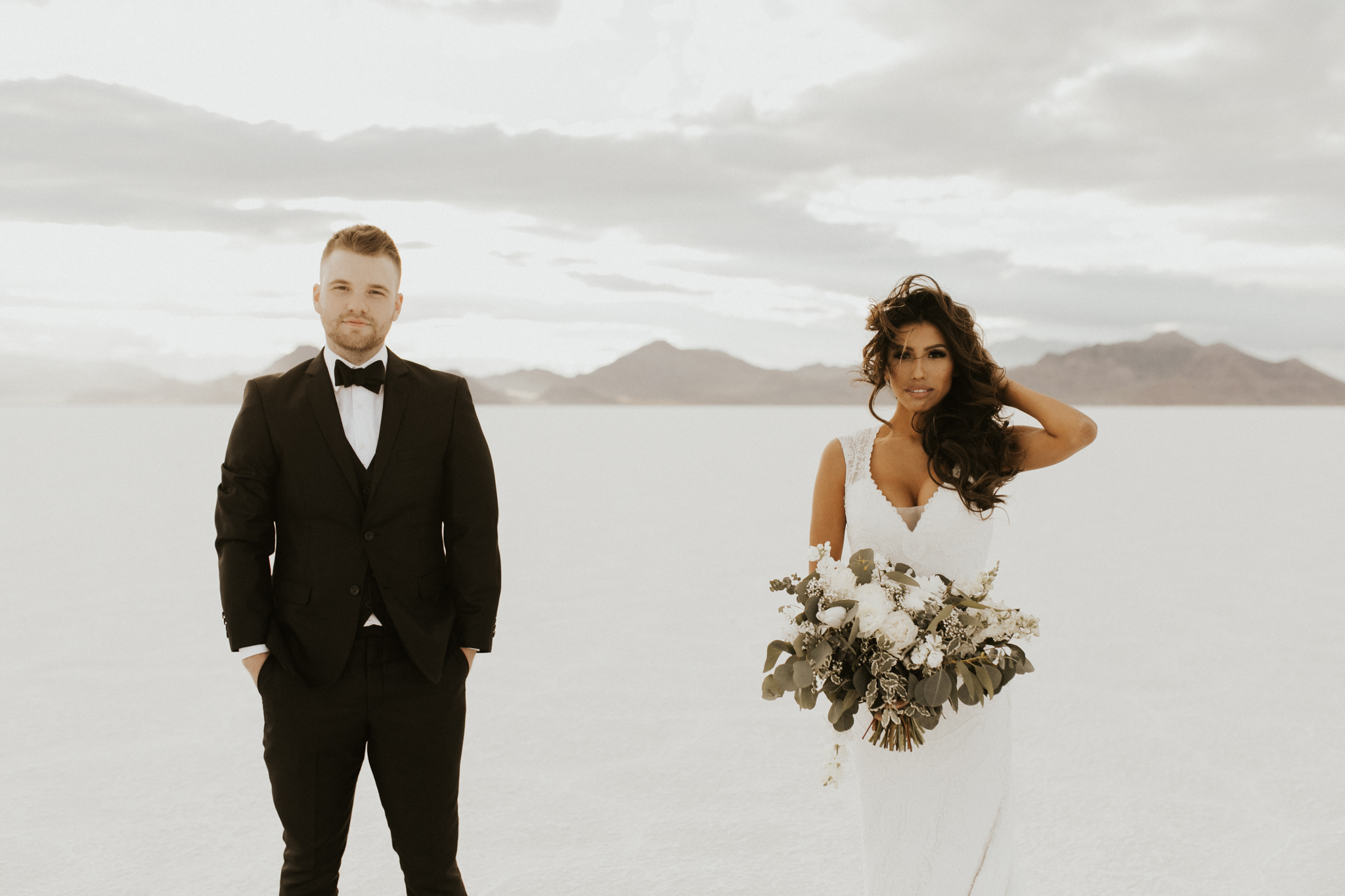 bonneville salt flats bridal session