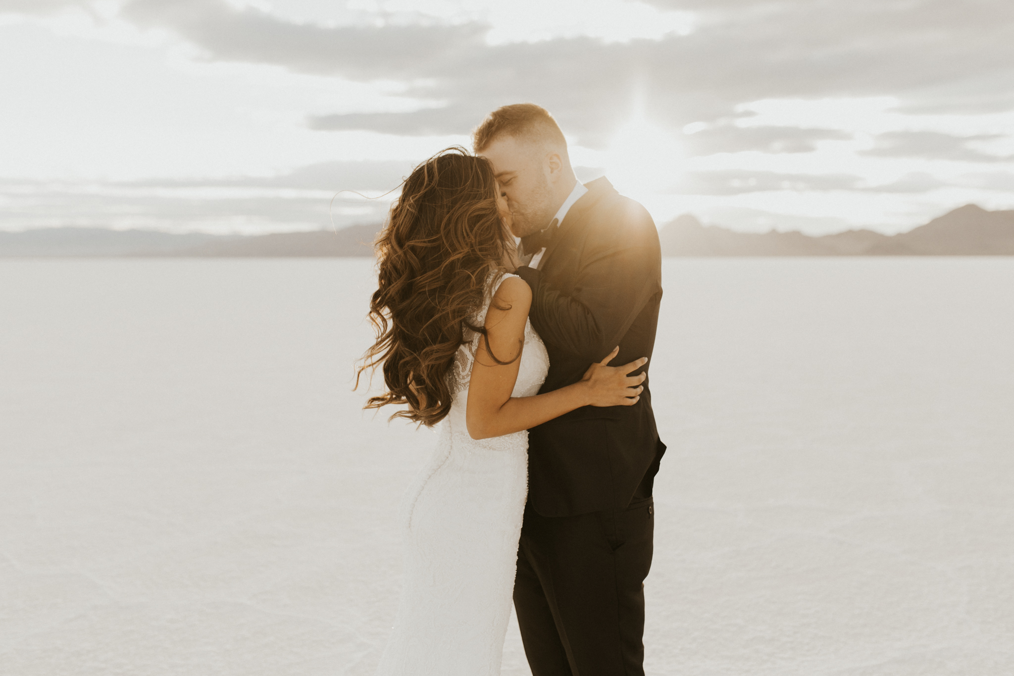 bonnevill salt flats bridal session