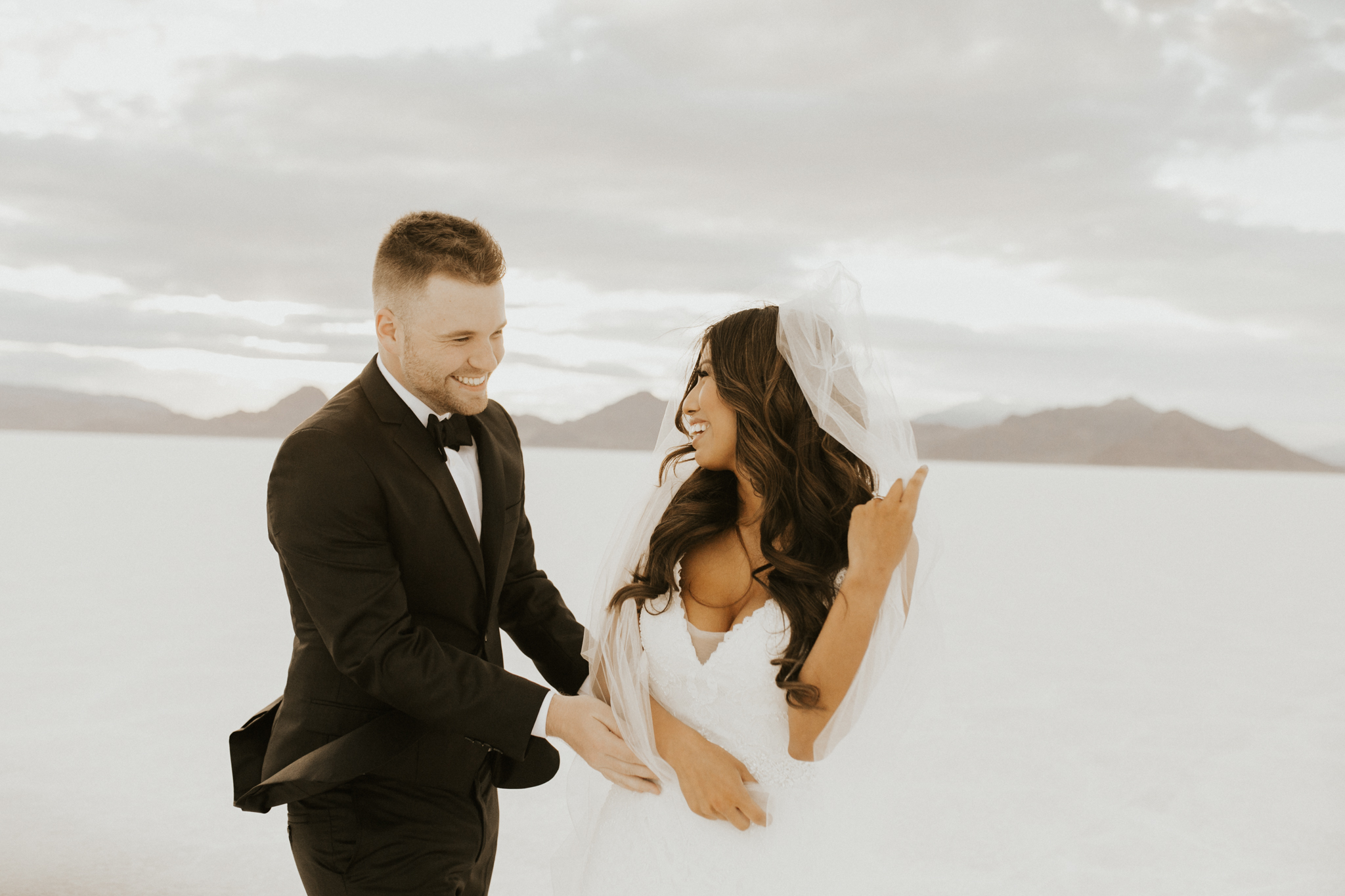 bonneville salt flats bridal session