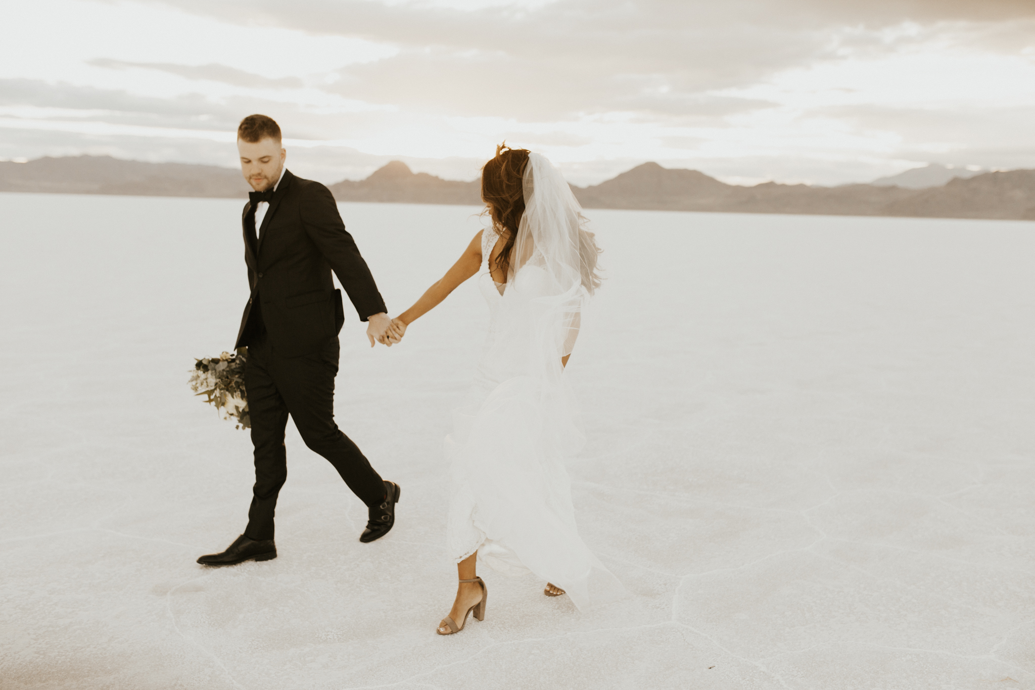 bonneville salt flats bridal session