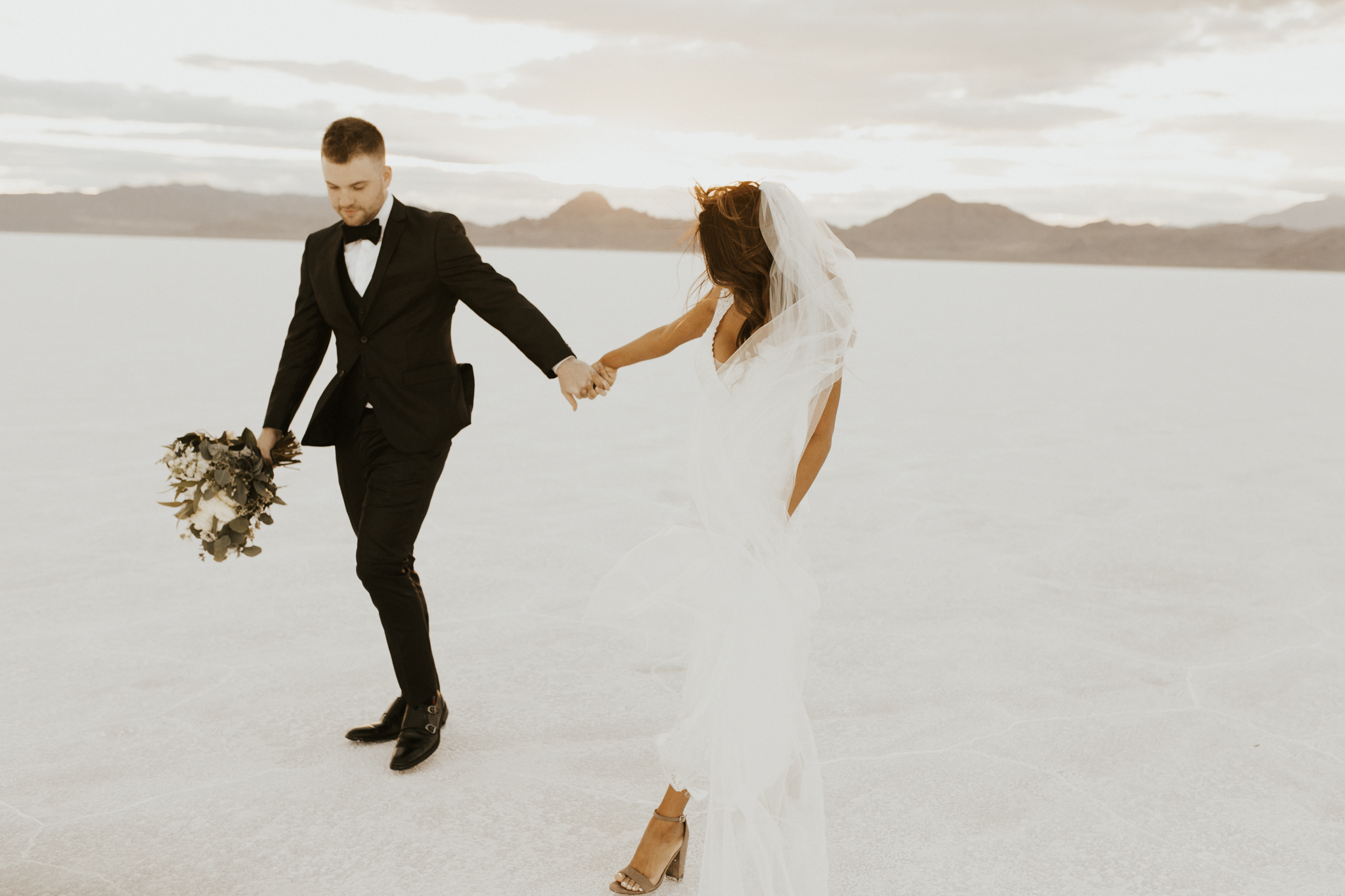 bonneville salt flats bridal session