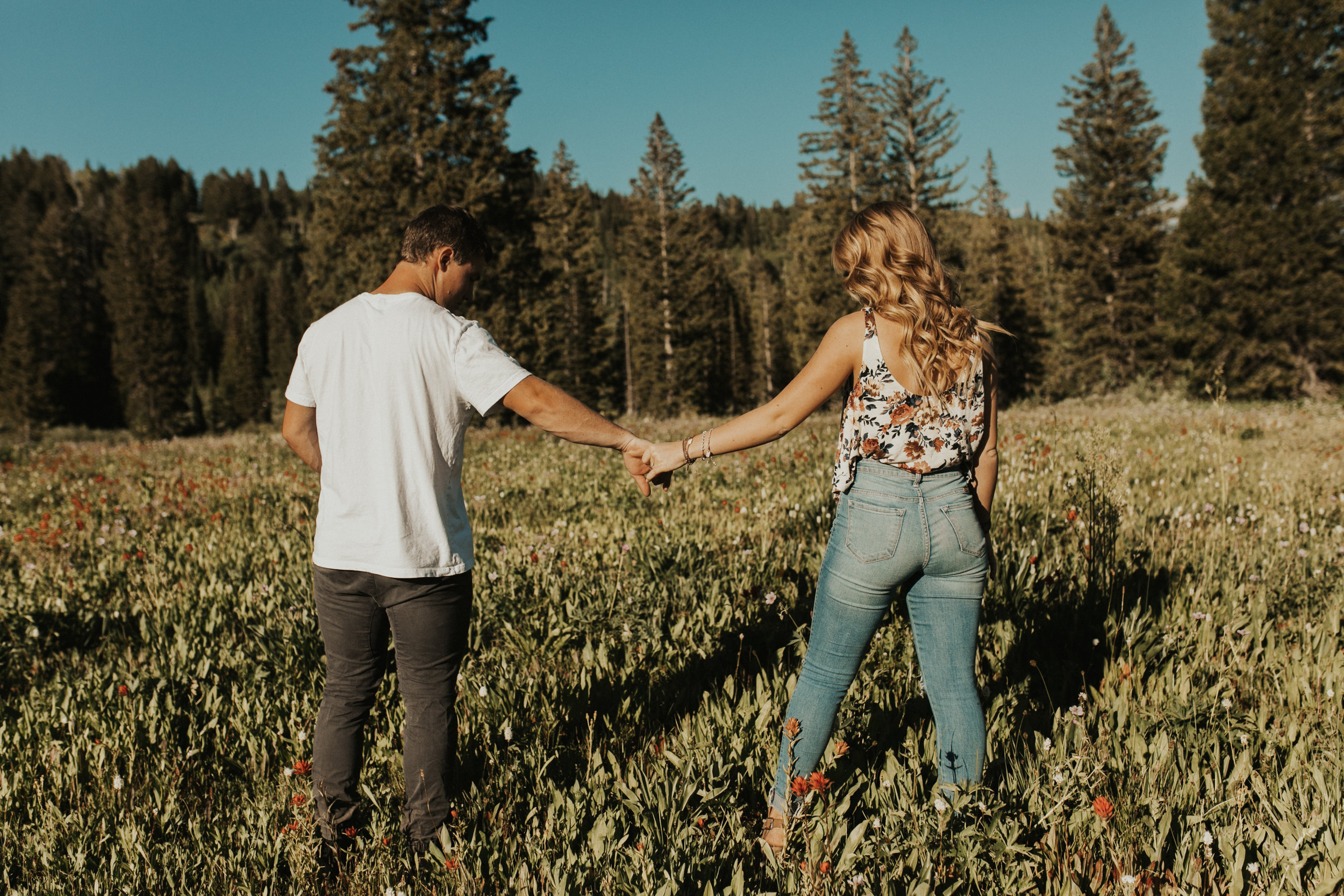 mountain engagement session