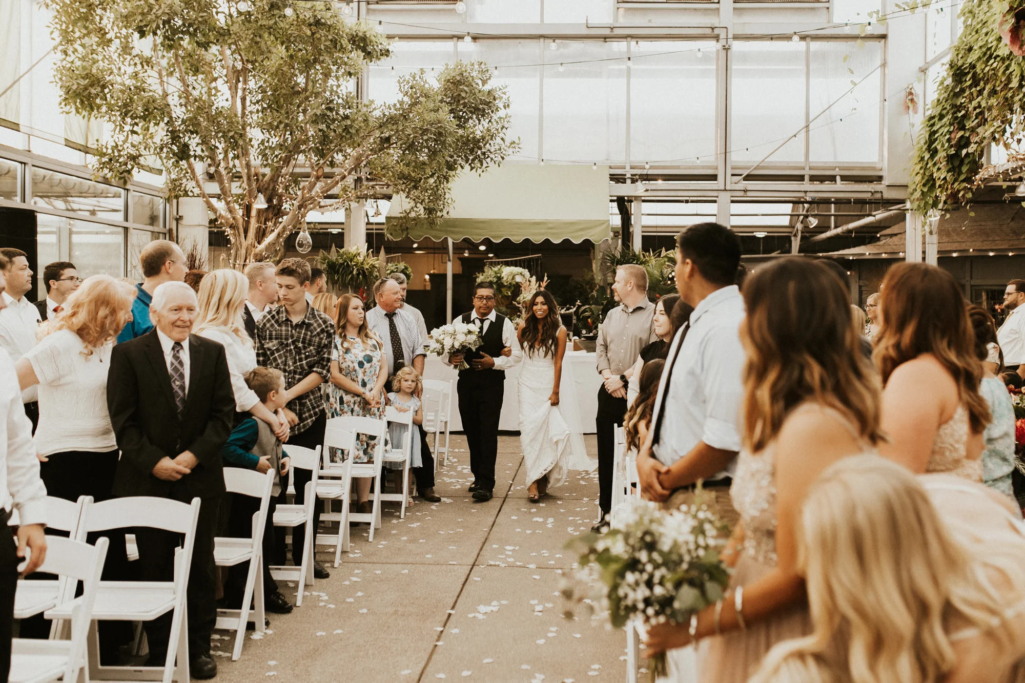 greenhouse wedding photography