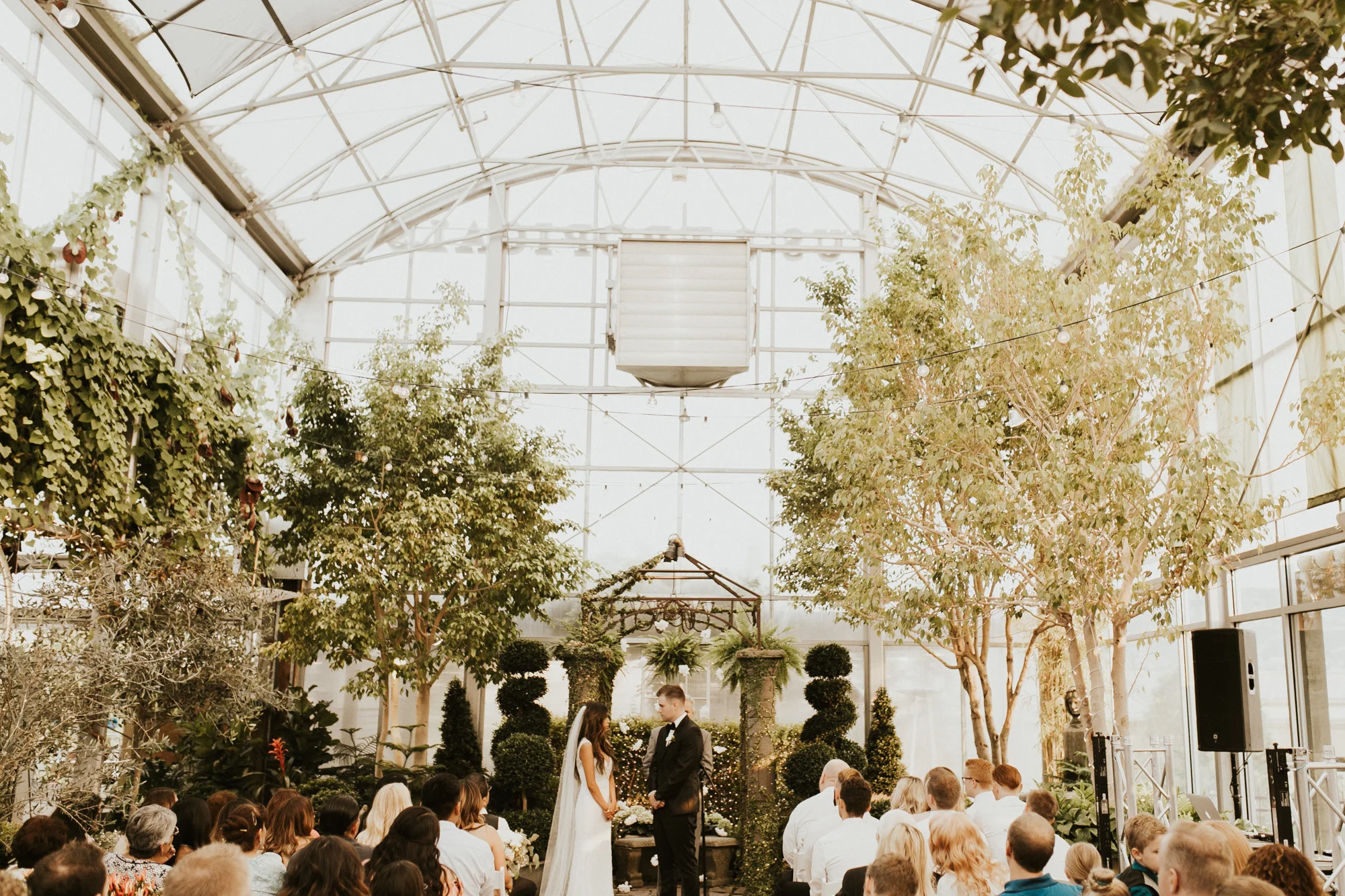 greenhouse wedding photography