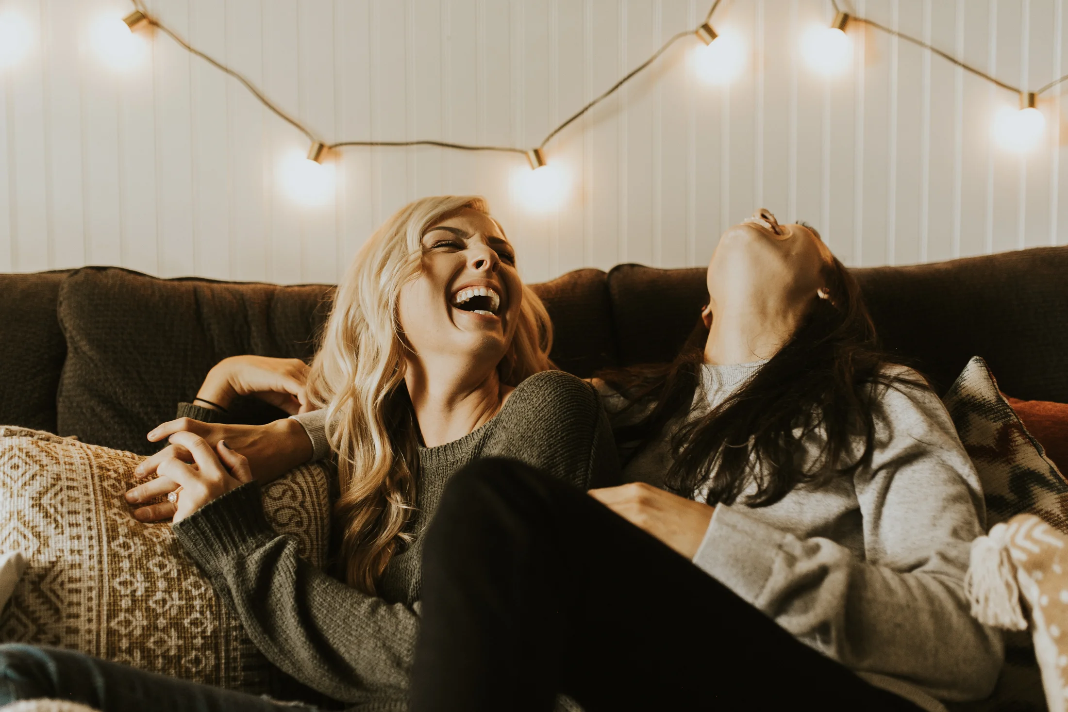 at home engagement photos
