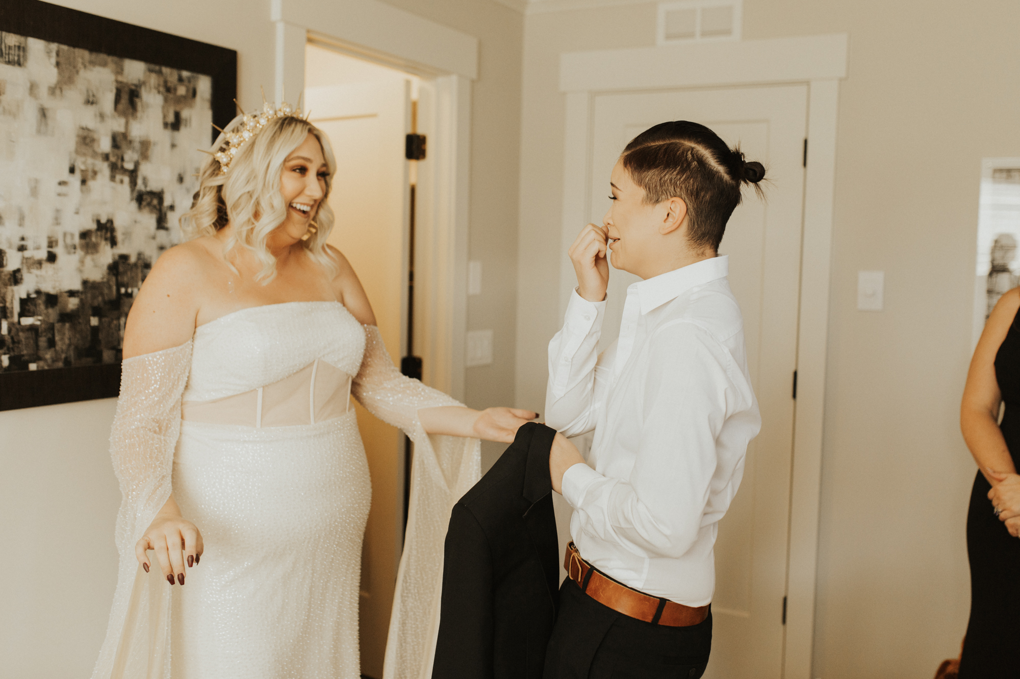 LGBTQ industrial wedding photos