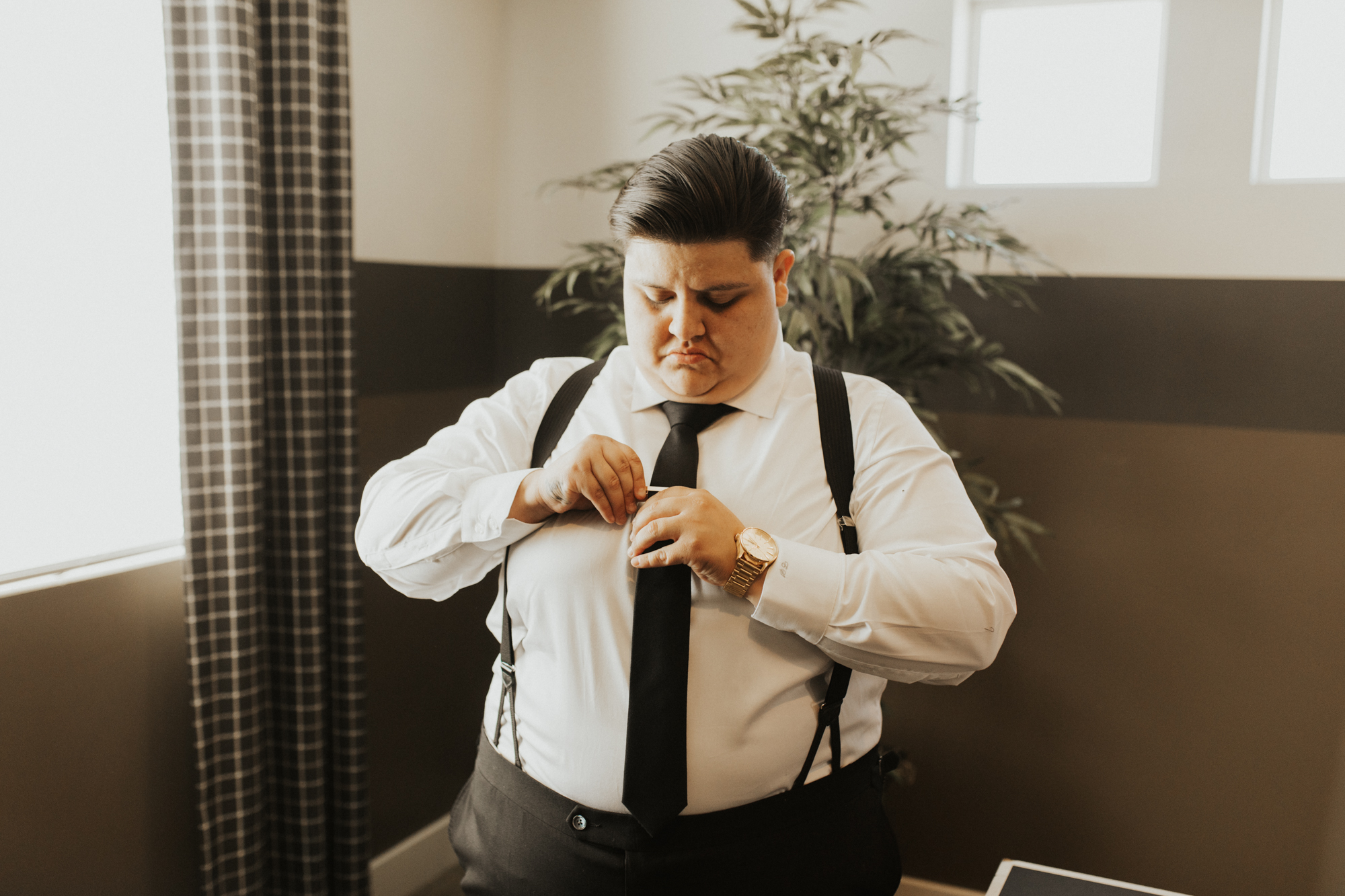 LGBTQ industrial wedding photos