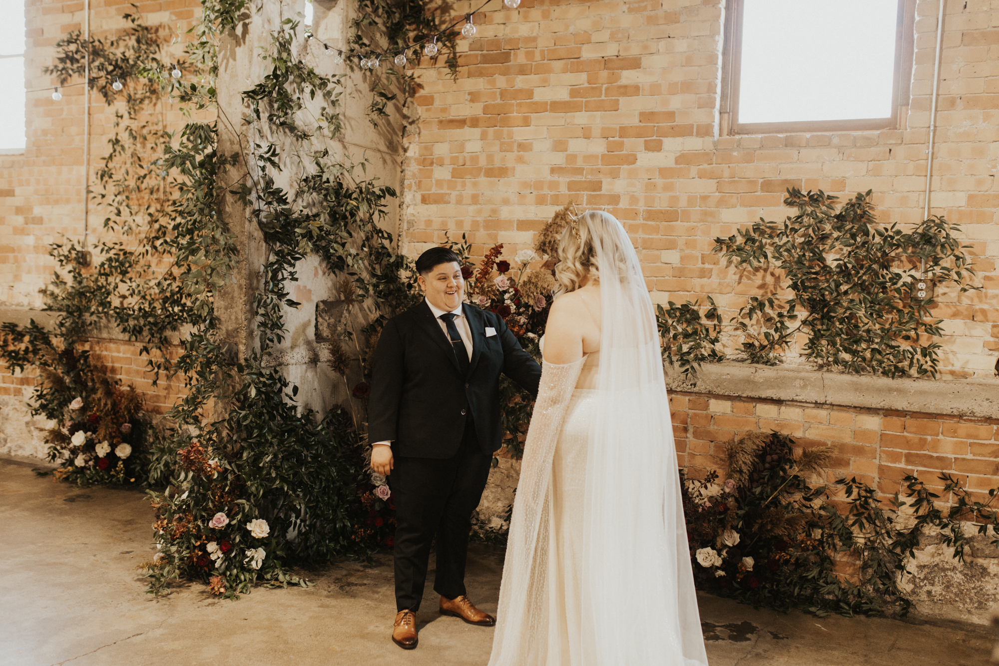 LGBTQ industrial wedding photos