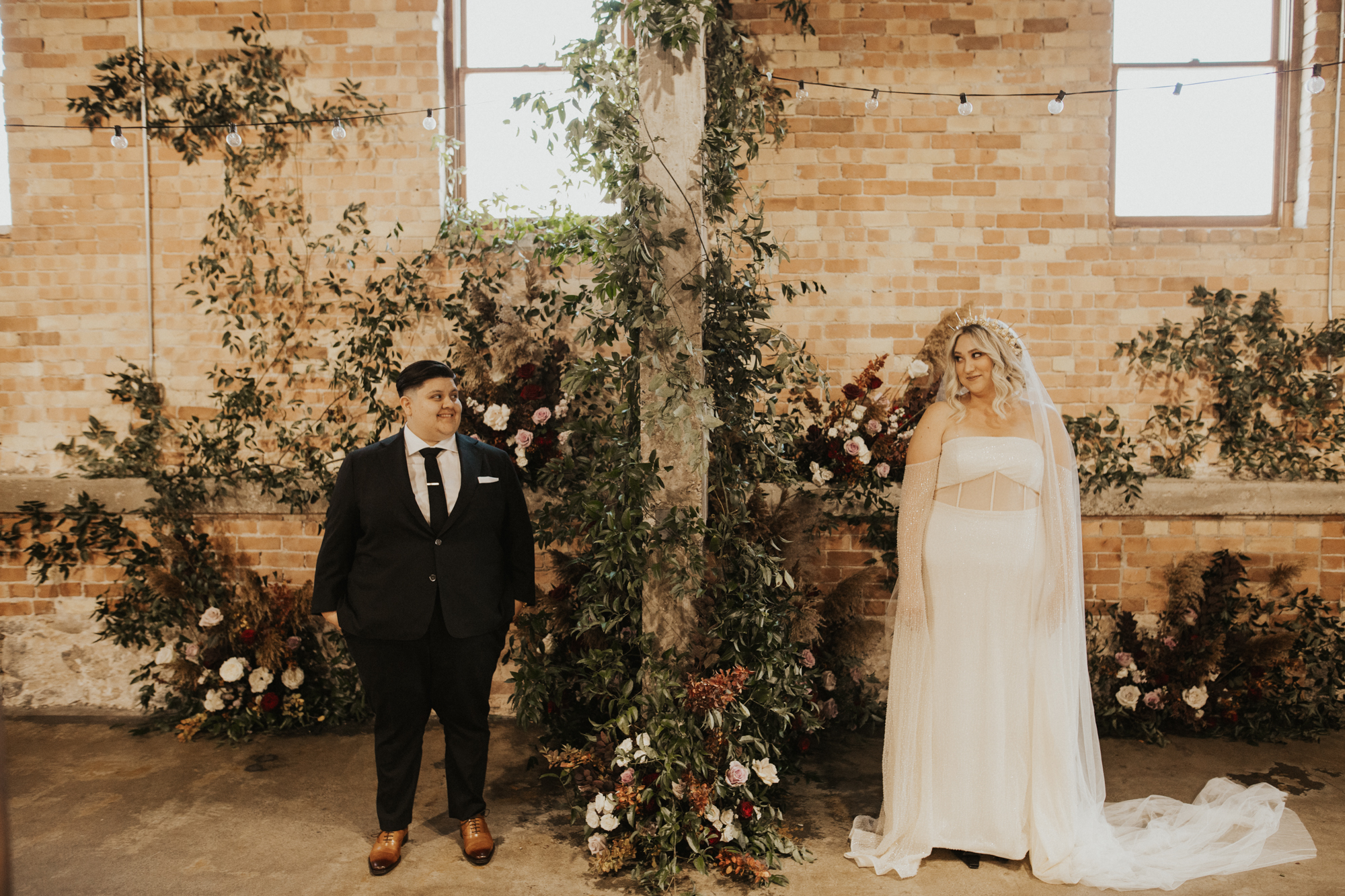 LGBTQ industrial wedding photos