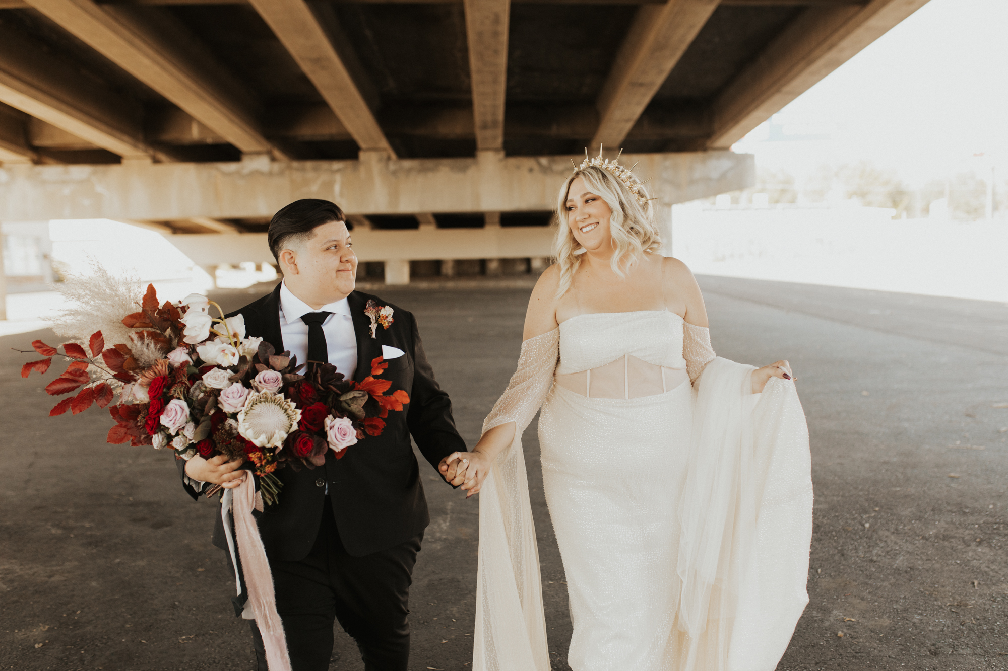 LGBTQ industrial wedding photos