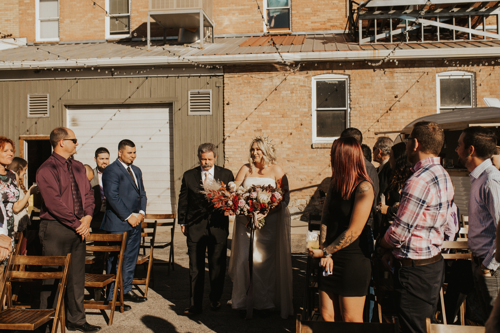 LGBTQ industrial wedding photos
