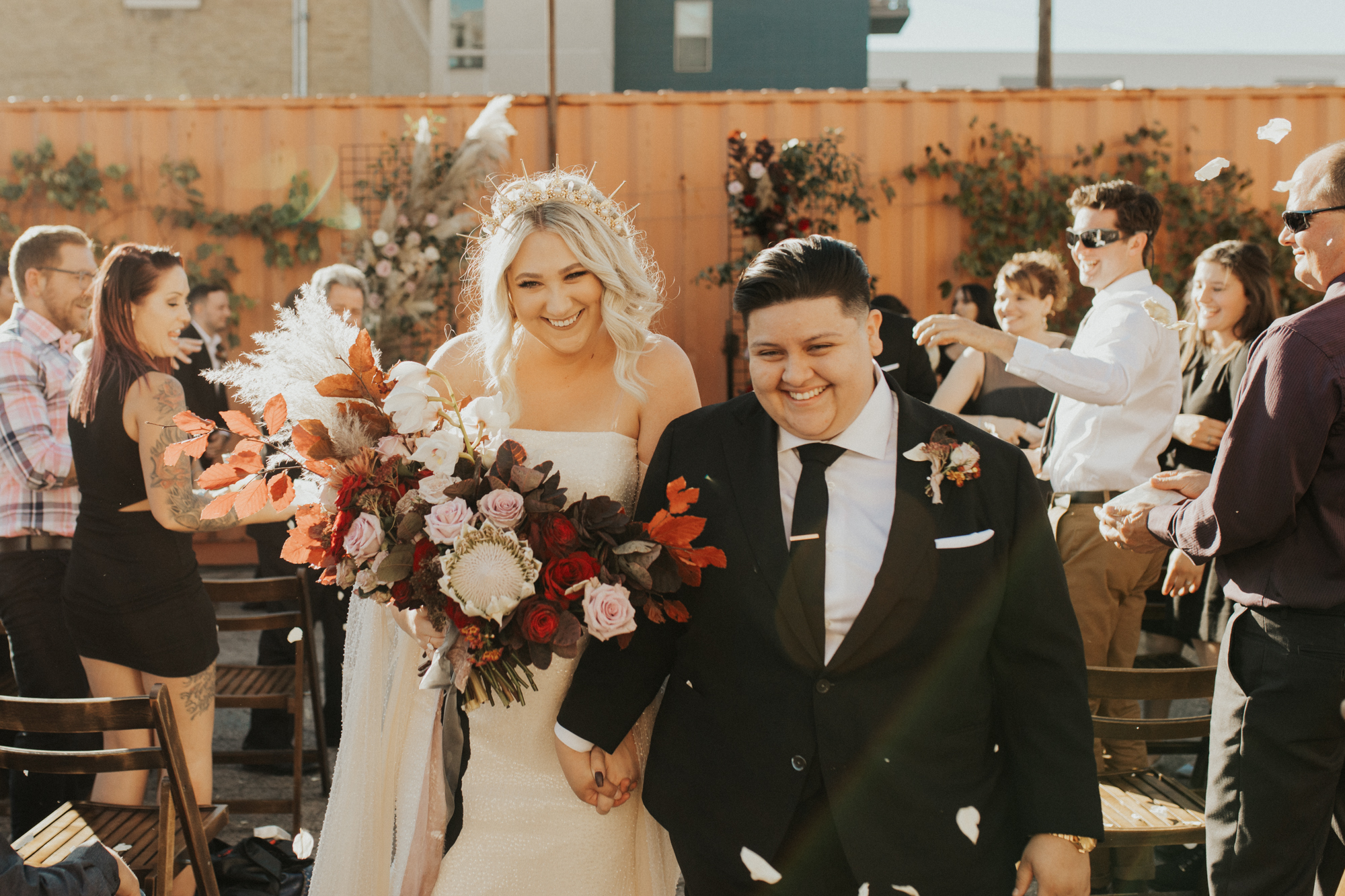 LGBTQ industrial wedding photos