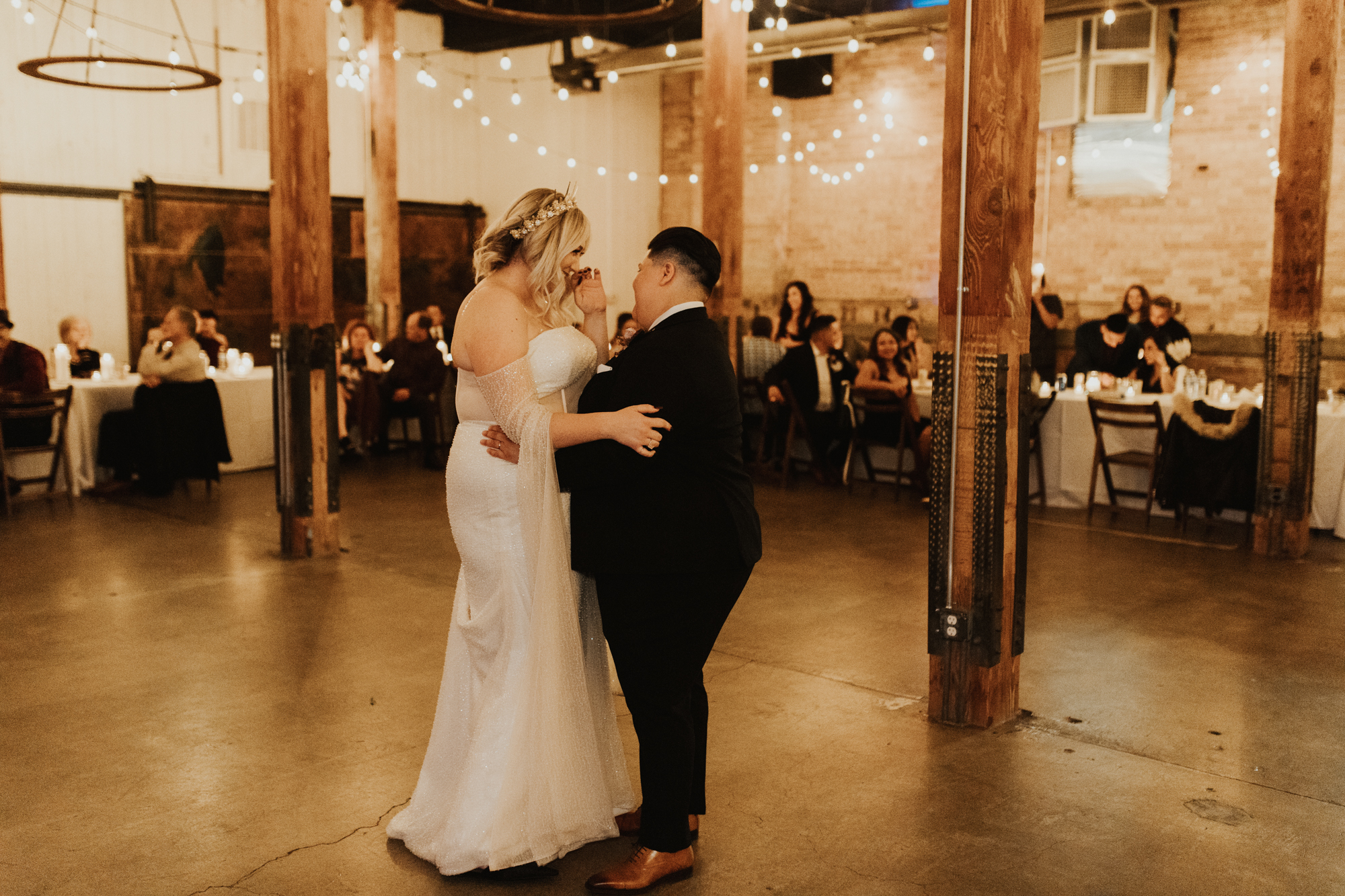 LGBTQ industrial wedding photos