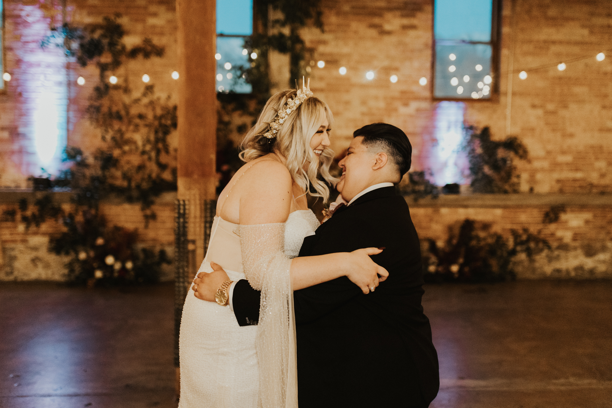 LGBTQ industrial wedding photos