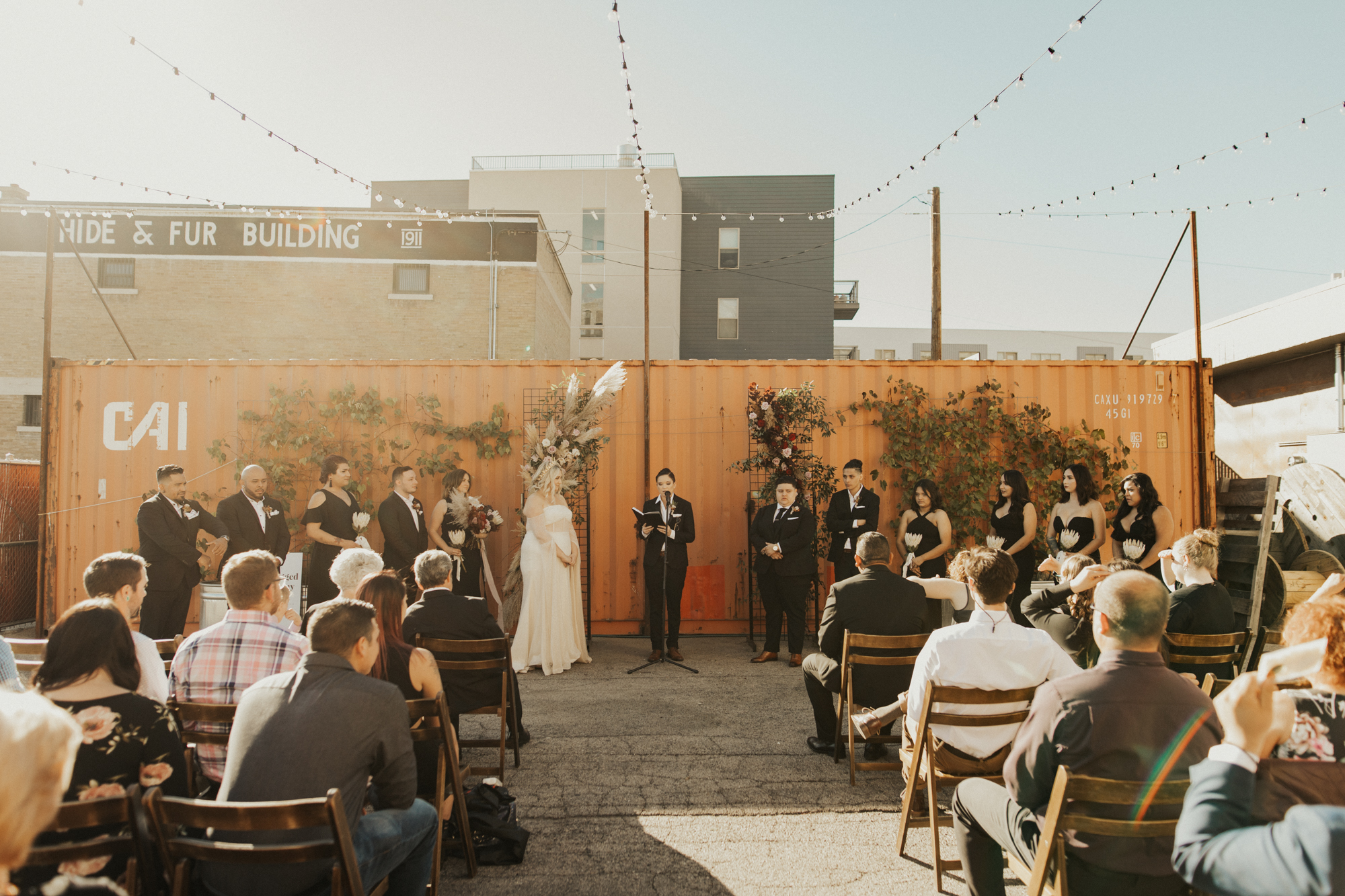 LGBTQ industrial wedding photos