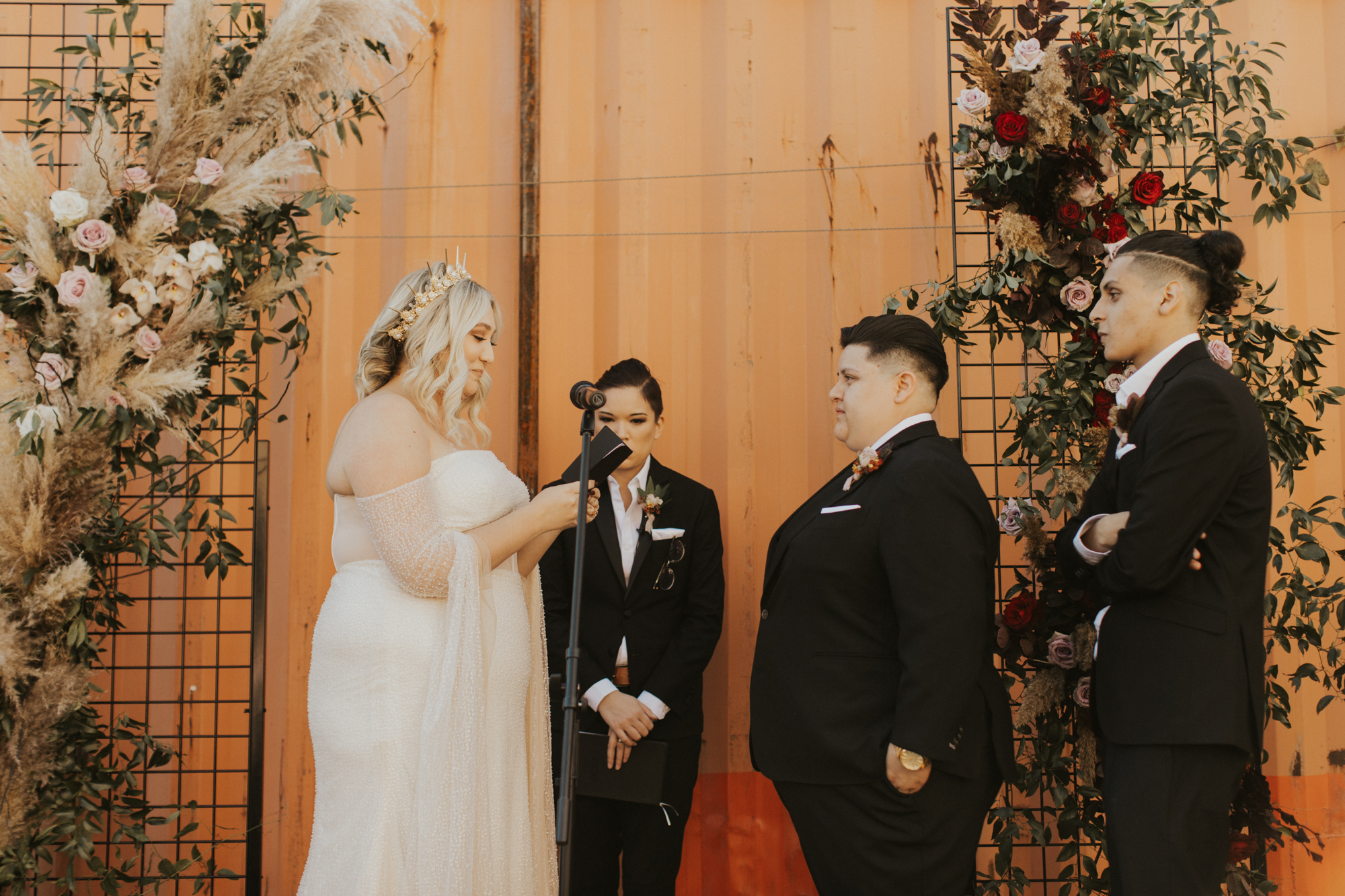 LGBTQ industrial wedding photos