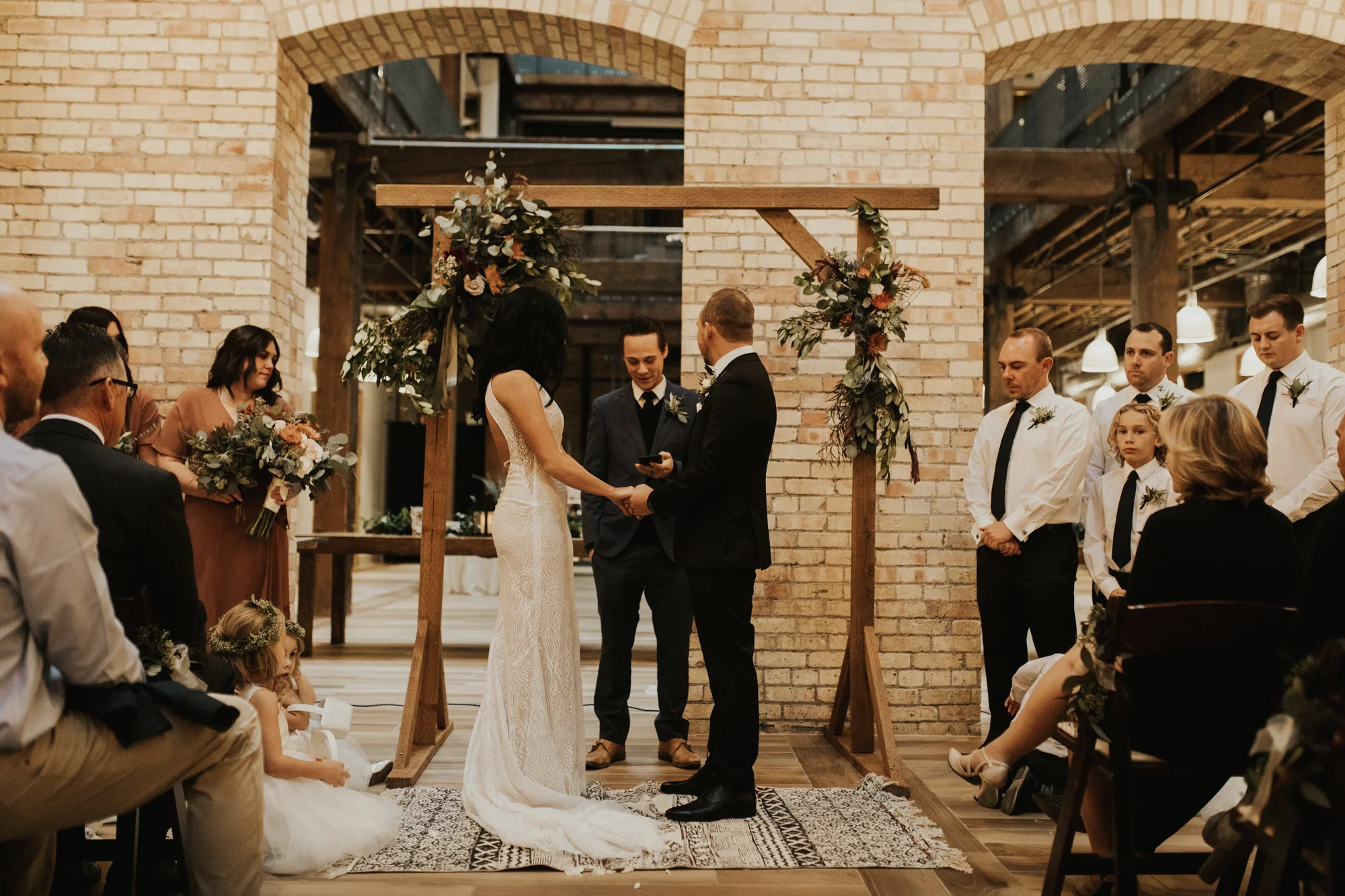 salt lake city industrial wedding