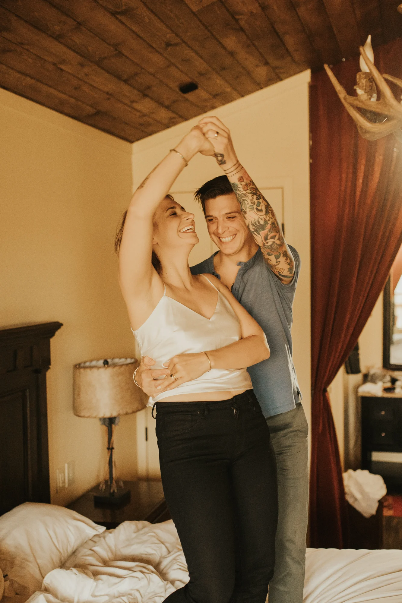 capitol reef national park engagement photoshoot
