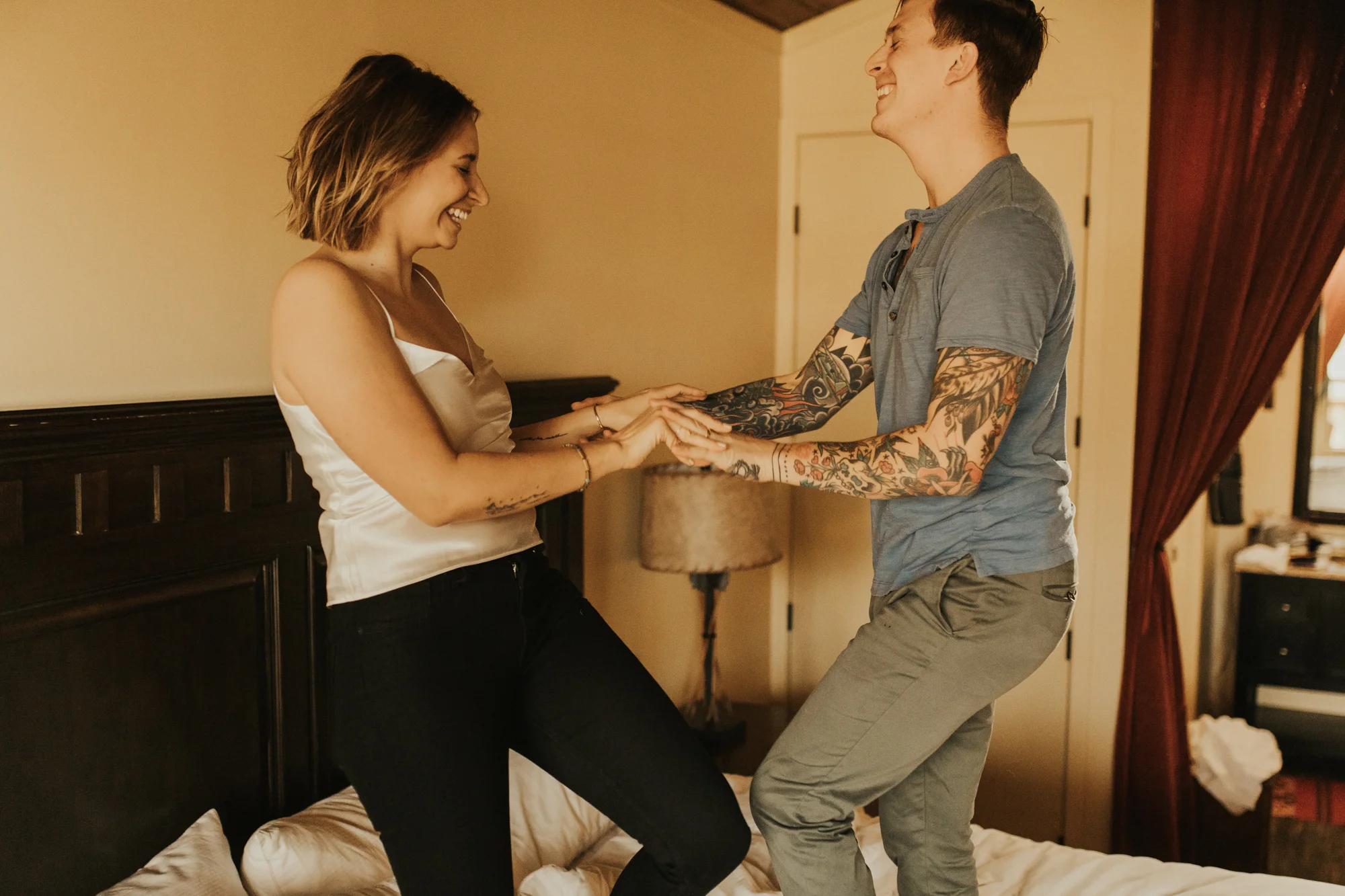 capitol reef national park engagement photoshoot