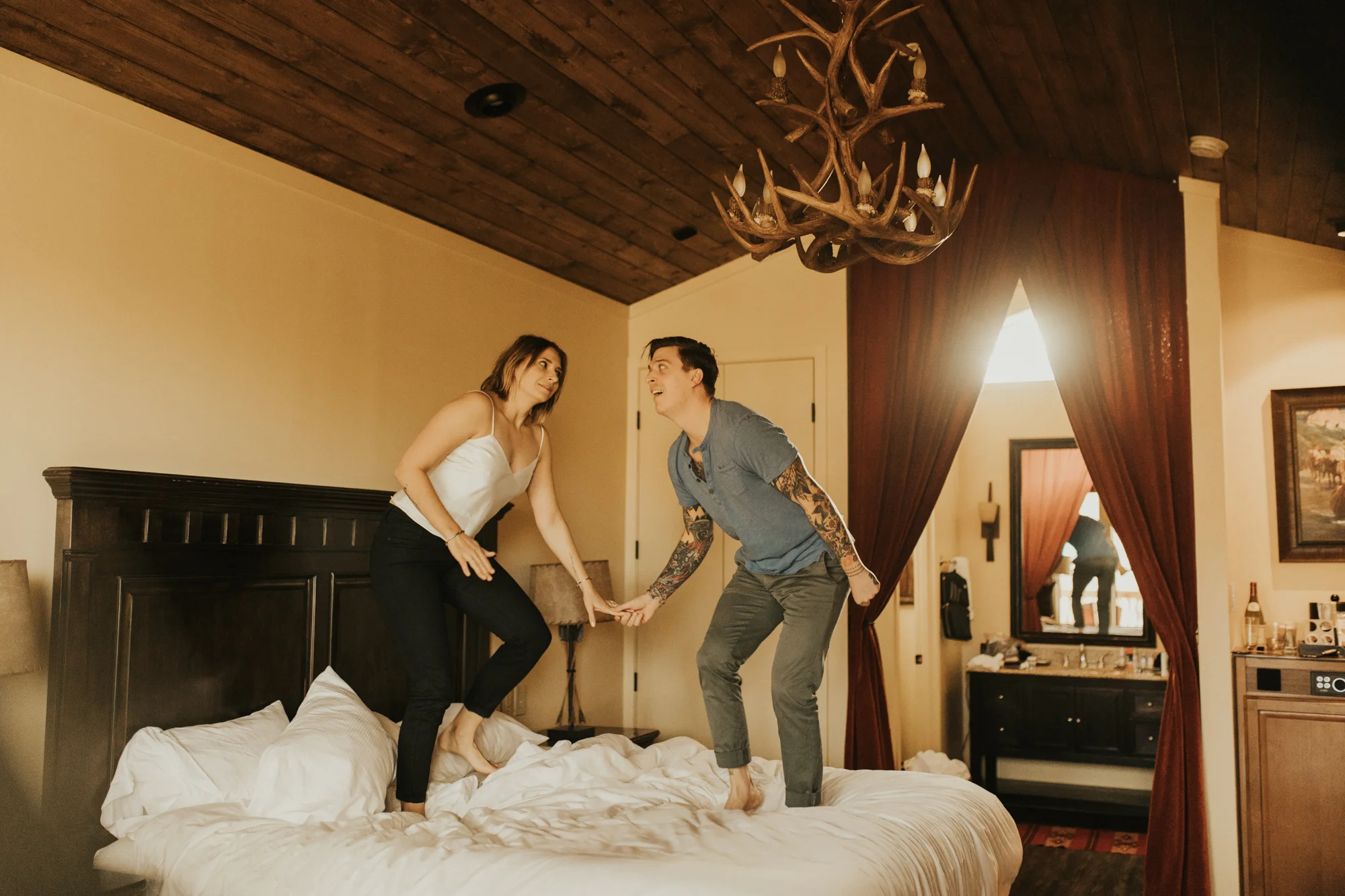 capitol reef national park engagement photoshoot