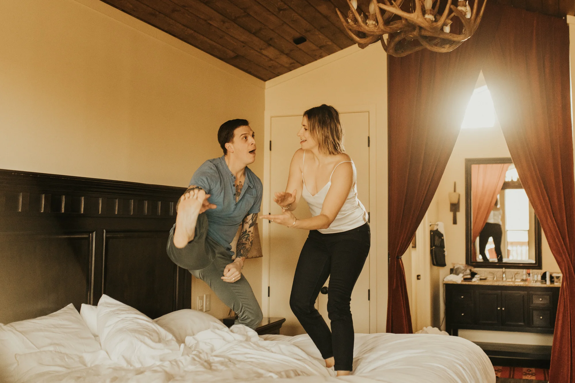 capitol reef national park engagement photoshoot