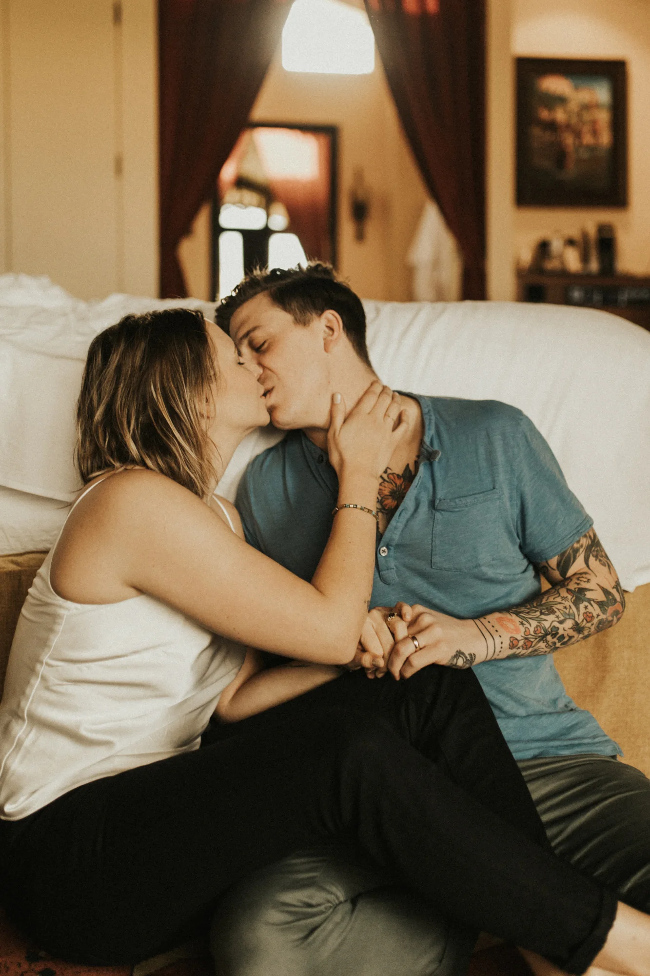 capitol reef national park engagement photoshoot