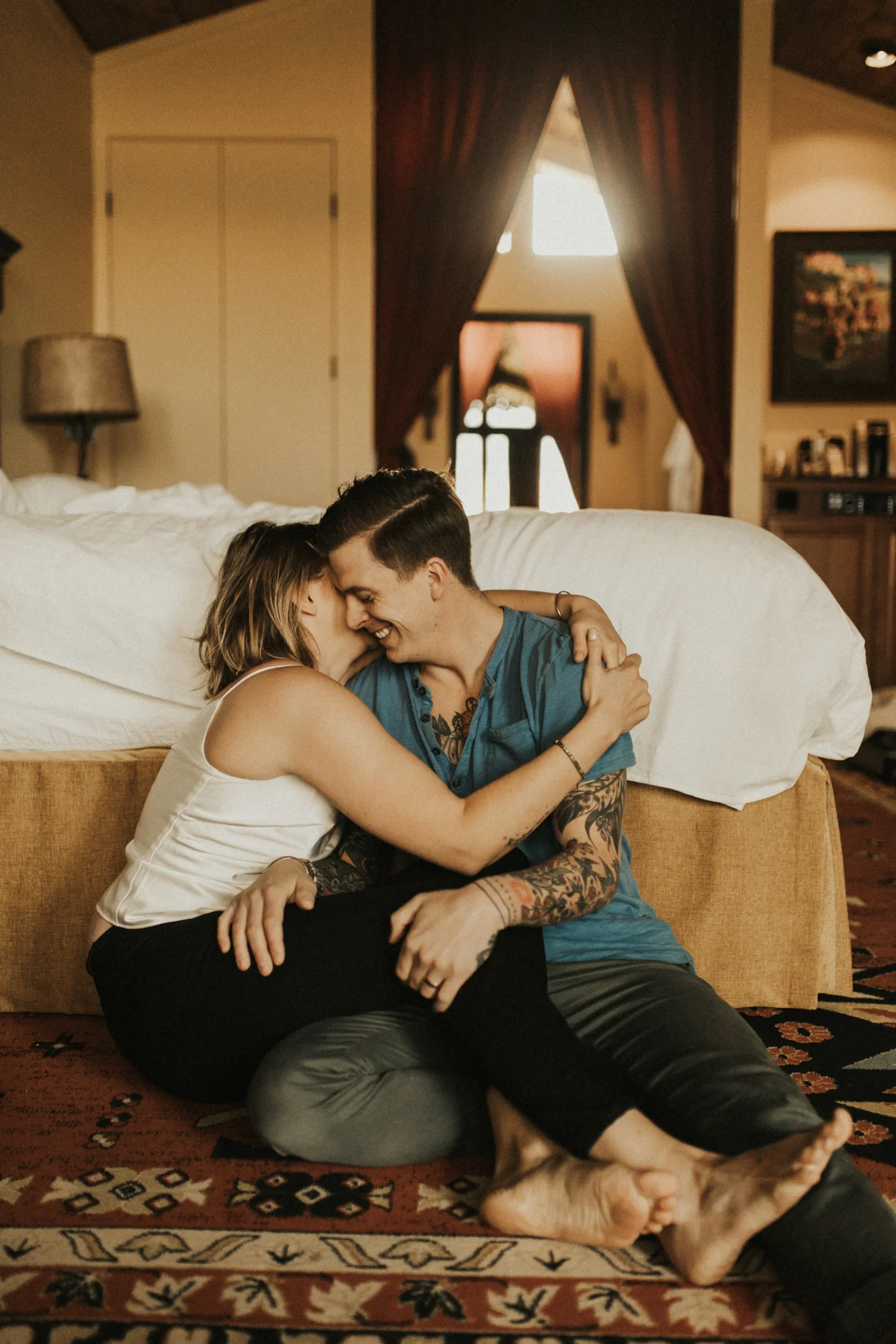 capitol reef national park engagement photoshoot