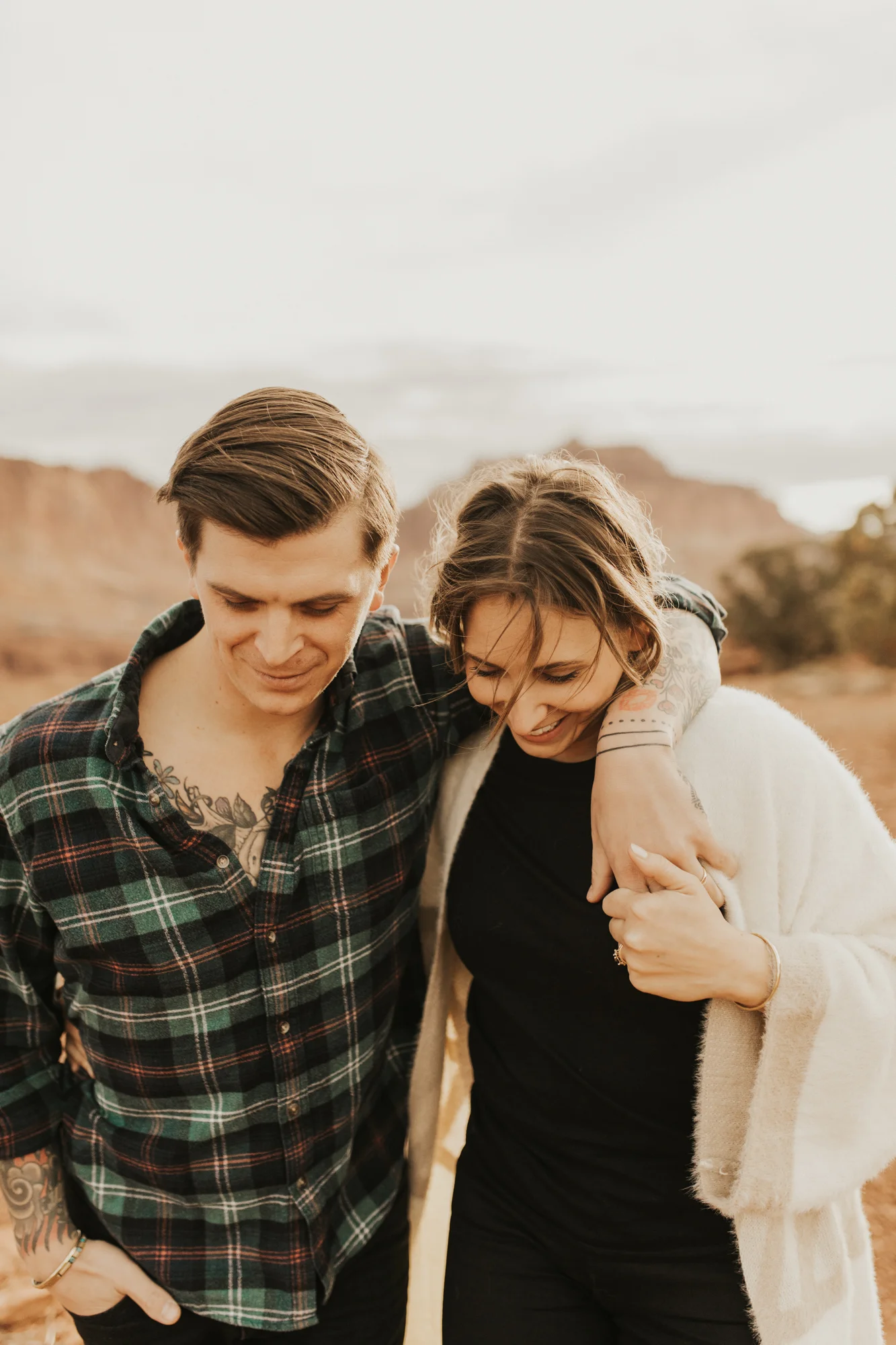 capitol reef national park engagement photoshoot