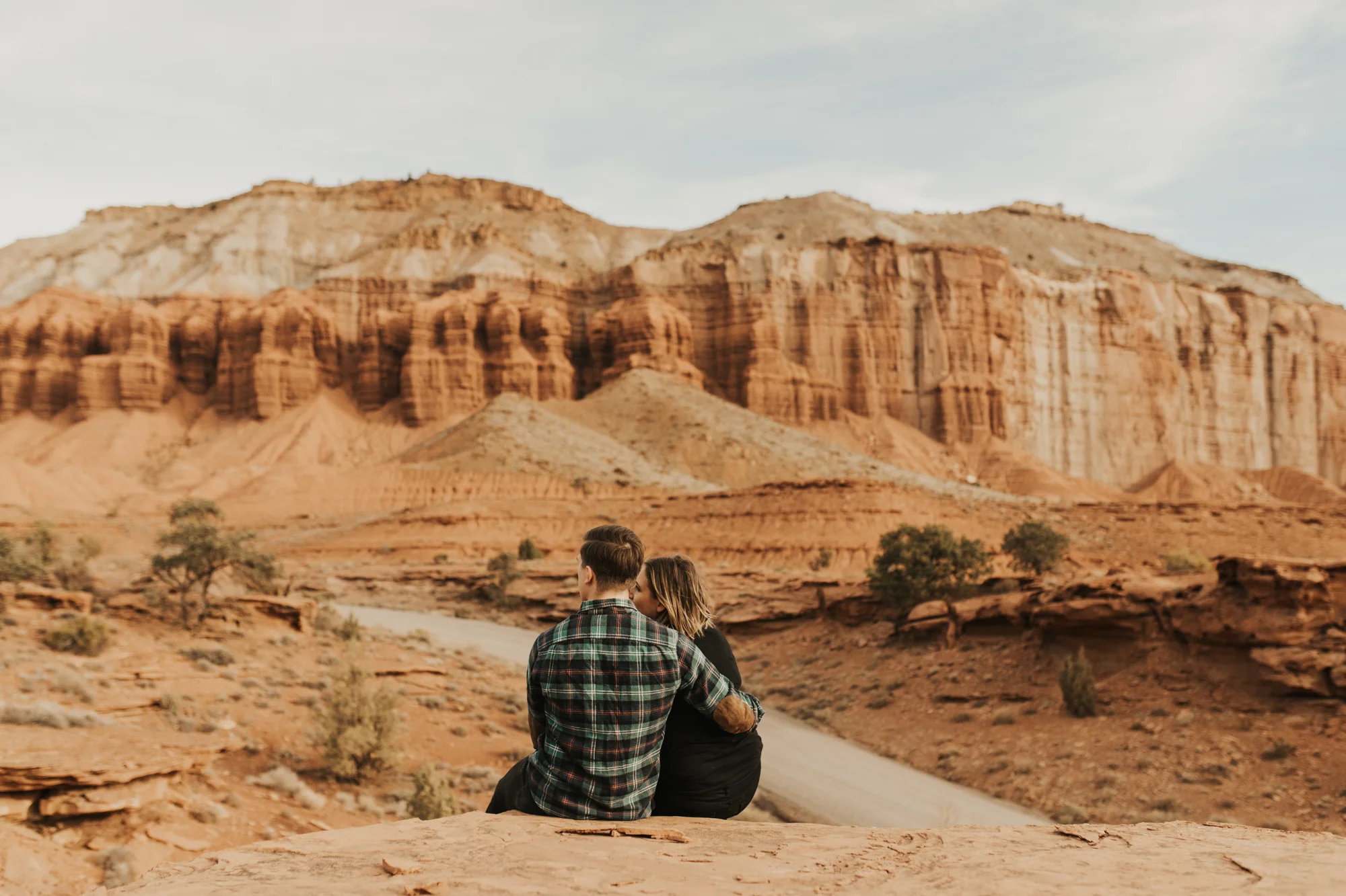 capitol reef national park engagement photoshoot